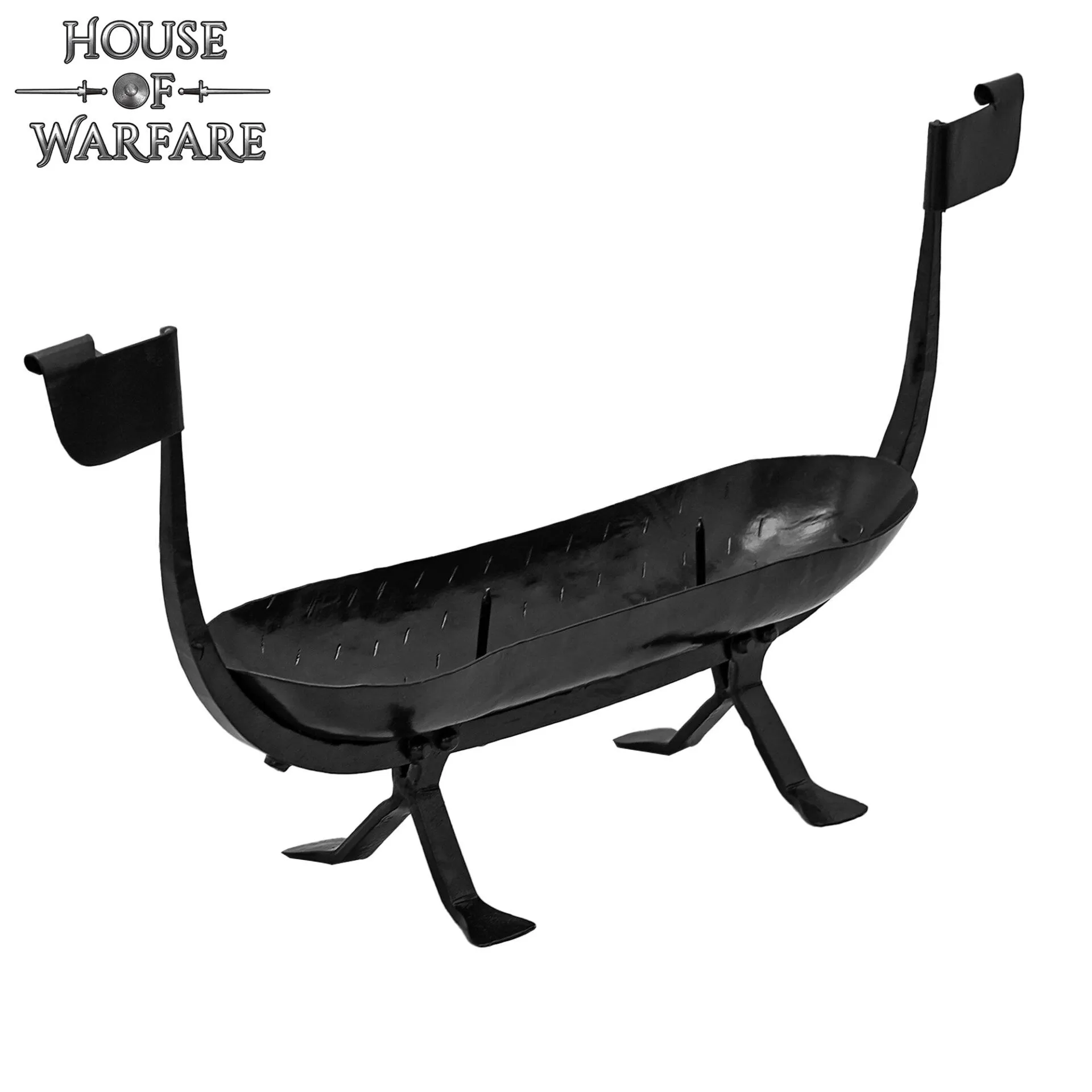 Hand Forged Viking Ship Candle Holder Iron Candle Holder