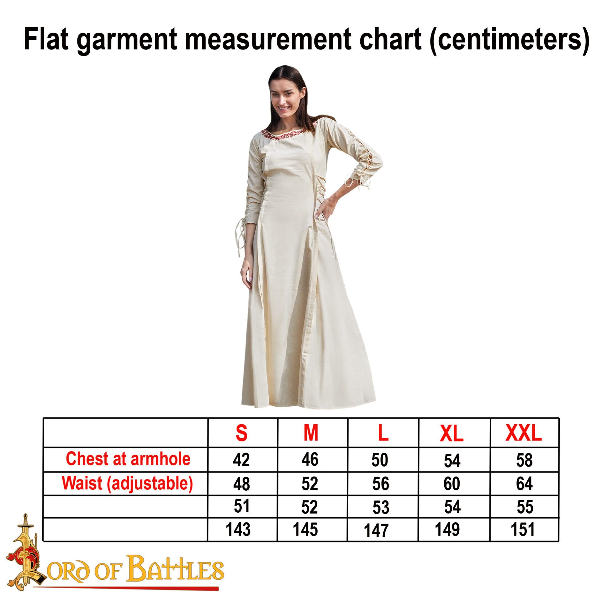 Renaissance Dresses-25961E 2 medieval cotton dress