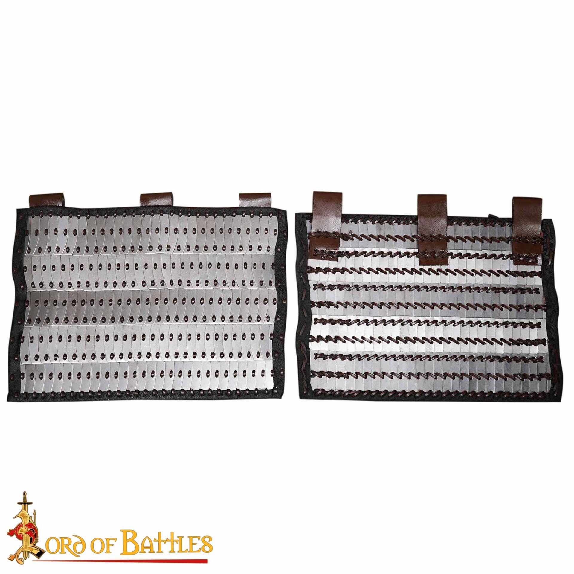 Viking Lamellar Steel Tassets-60660SS20 4 Viking lamellar skirt with Visby Plaques