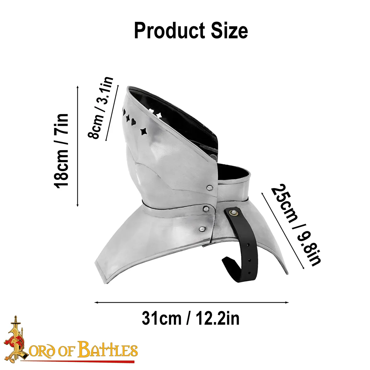 15th Century Medieval Gorget with Bevor 15th Century Medieval Gorget with Bevor - Image 3