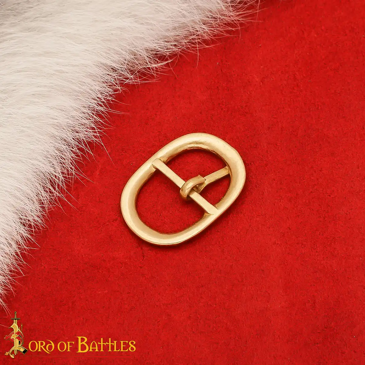 Medieval Oval Solid Brass Leather Craft Buckle - Image 4