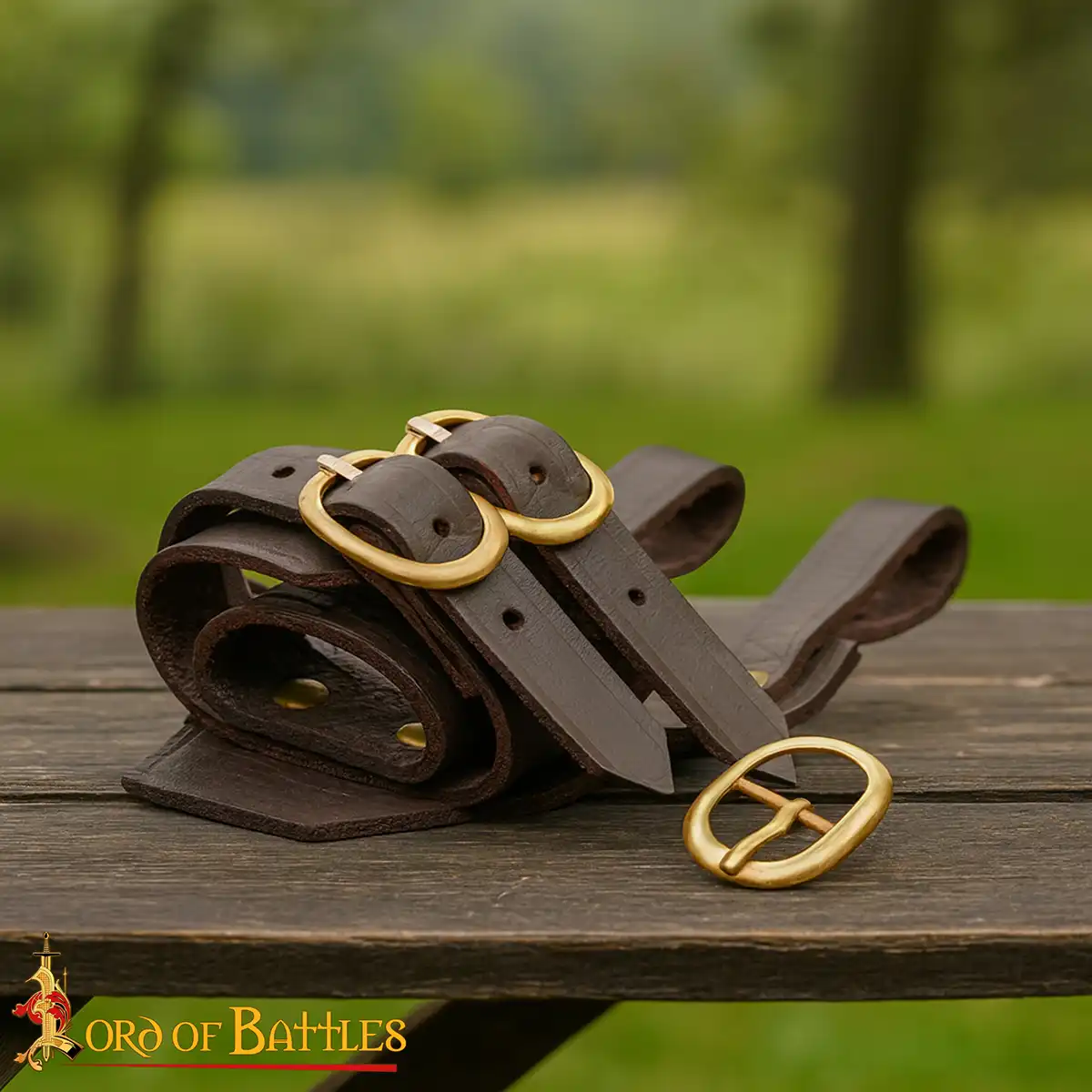 Medieval Oval Solid Brass Leather Craft Buckle - Image 2