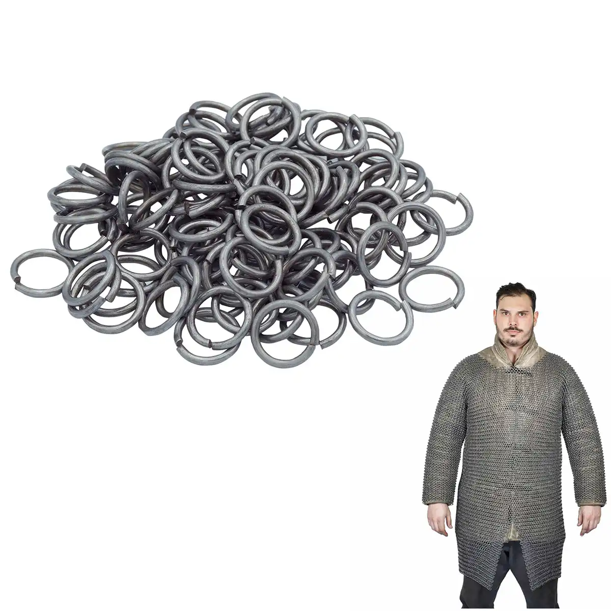 High Tensile Chainmail Rings 9 mm 16 gauge
