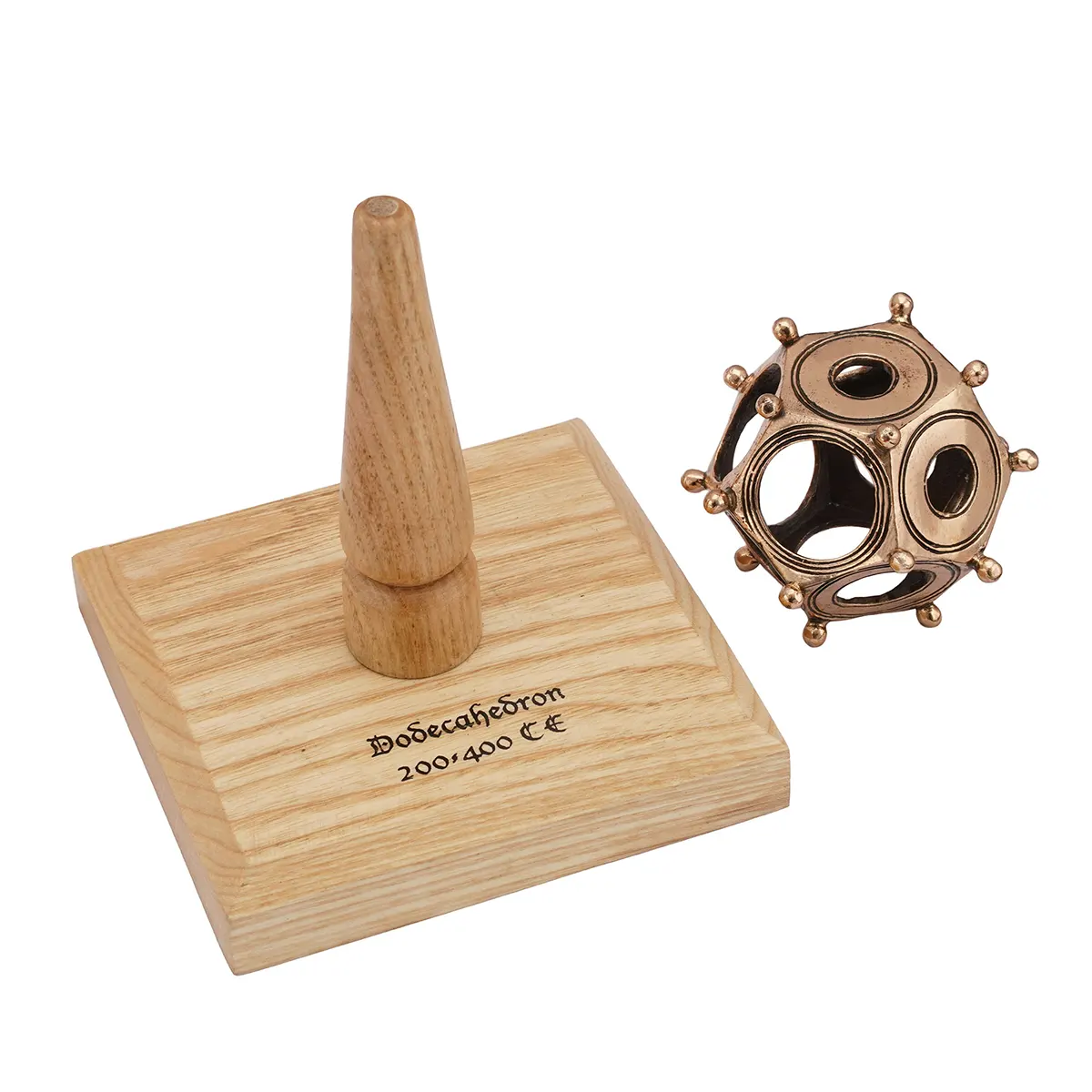 26492BZAT-ST-Featured roman bronze dodecahedron