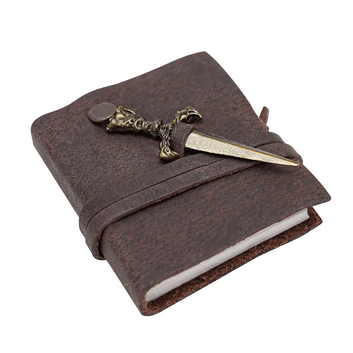 701697-Featured Mini Dagger Leather Bound Journal
