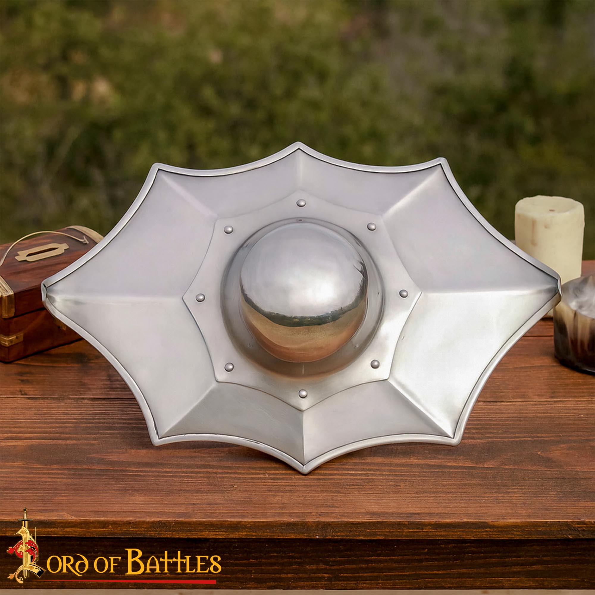 Medieval Talhoffer Buckler Shield - 2133P16 Talhoffer