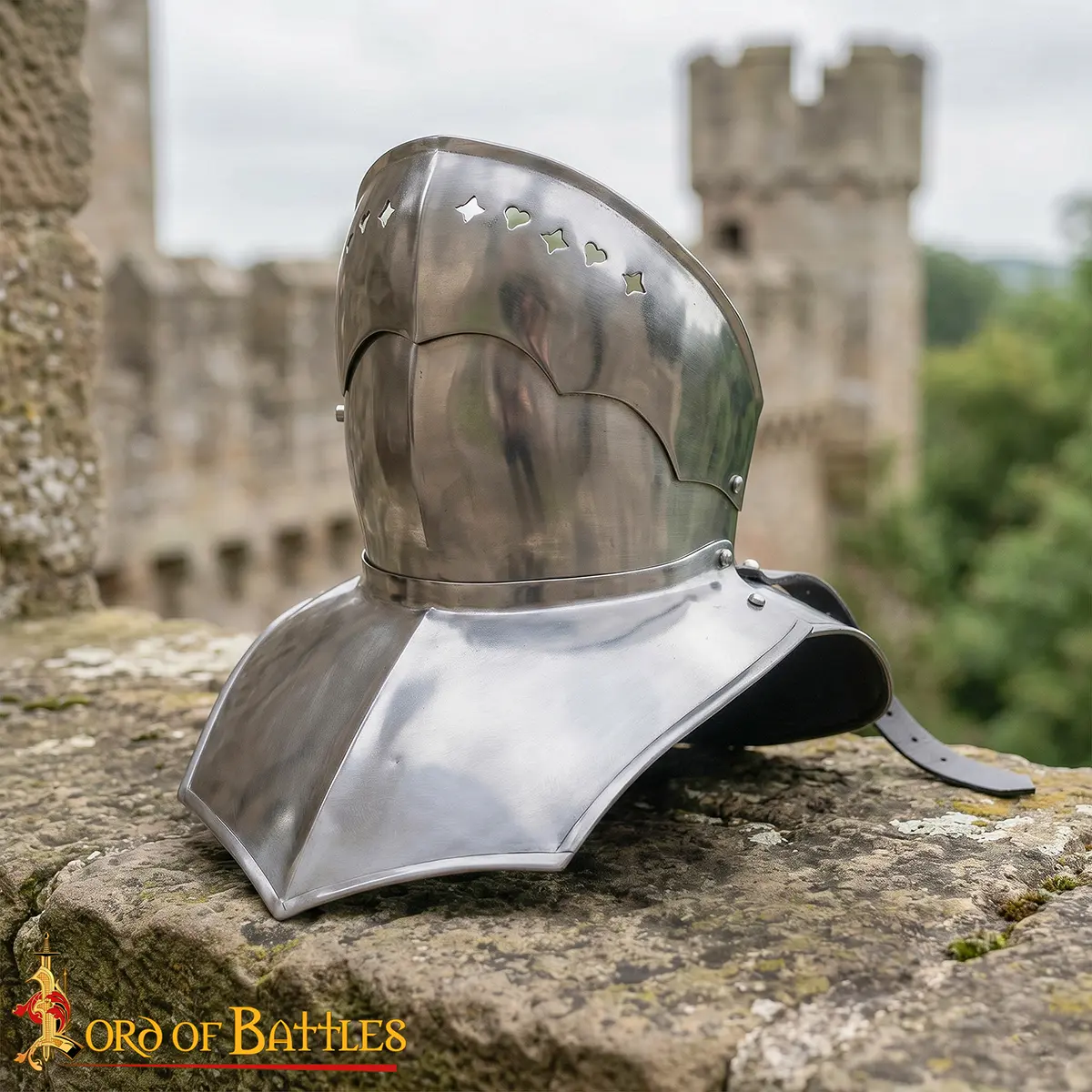 15th Century Medieval Gorget with Bevor - Image 2