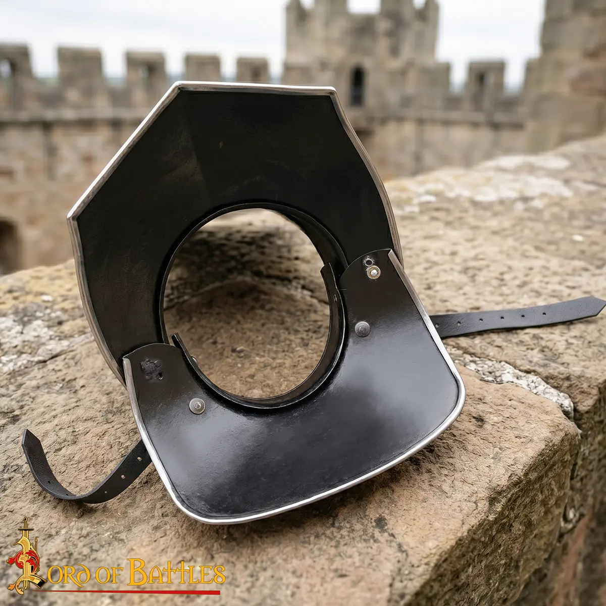 15th Century Medieval Gorget with Bevor - Image 5