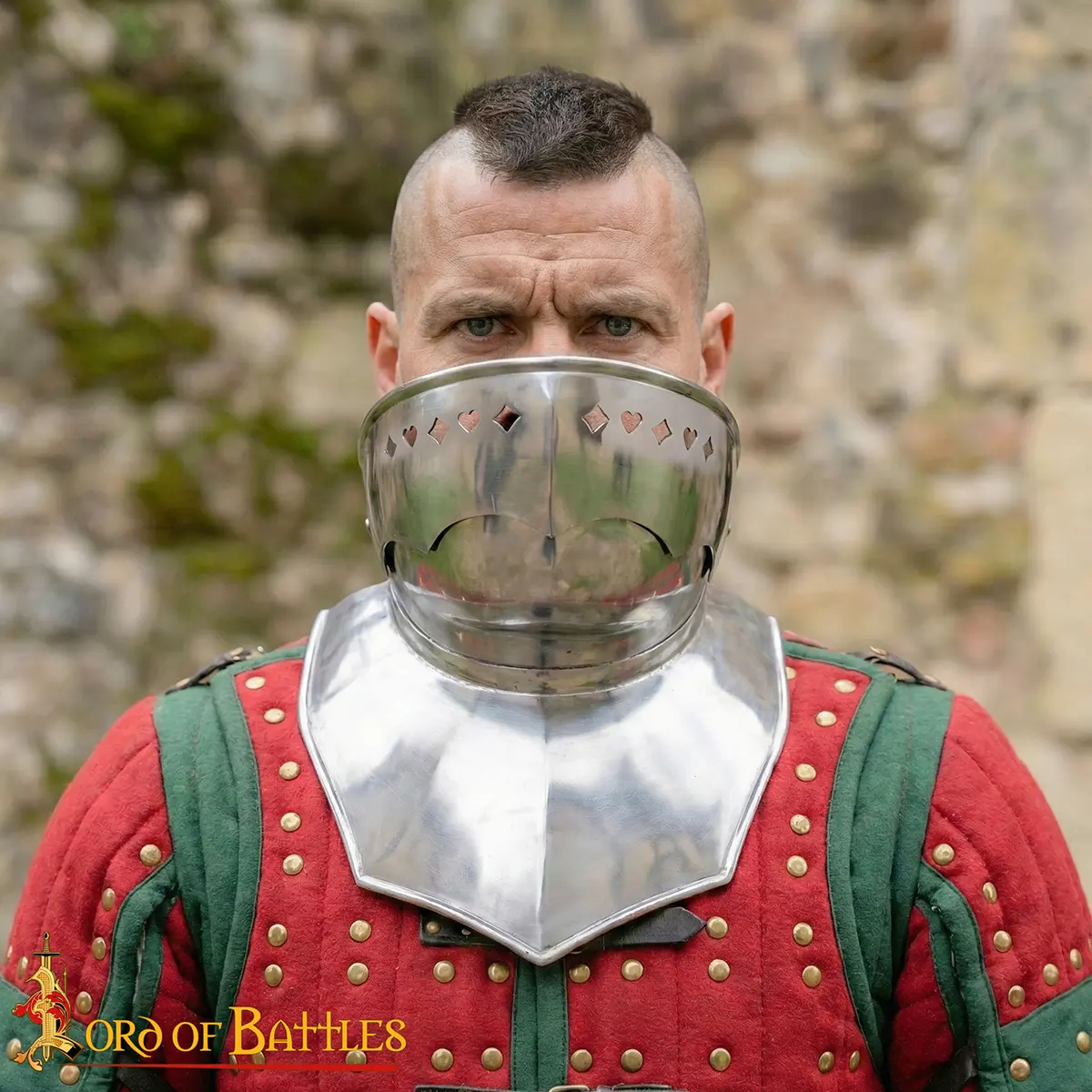 15th Century Medieval Gorget with Bevor - Image 7