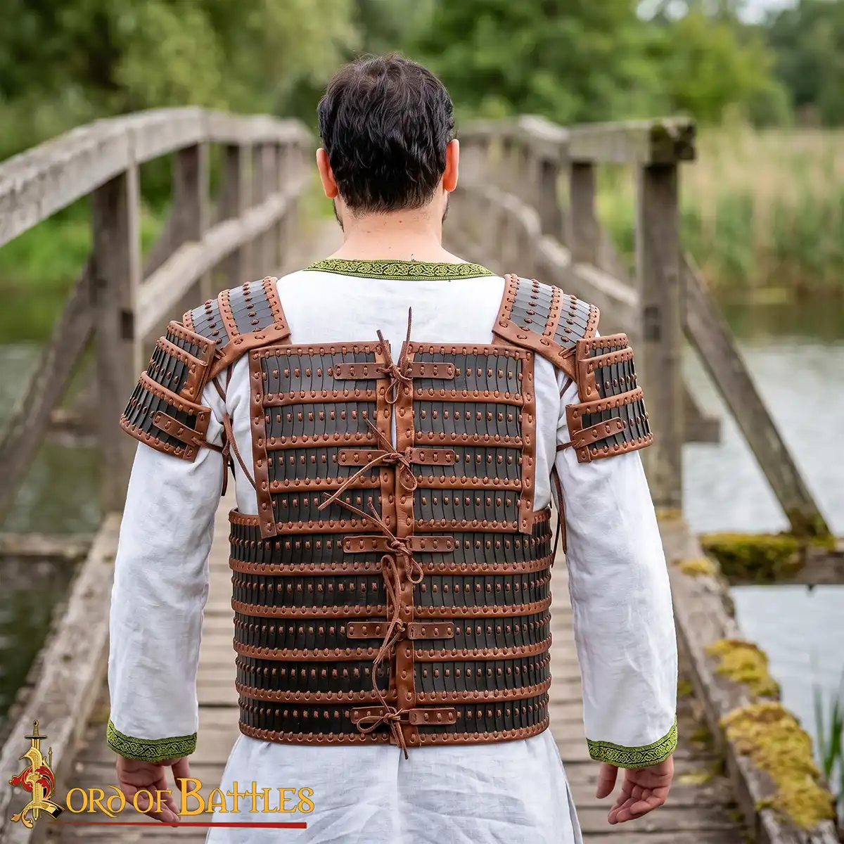 Blackened Lamellar Cuirass 20 Gauge - Image 4