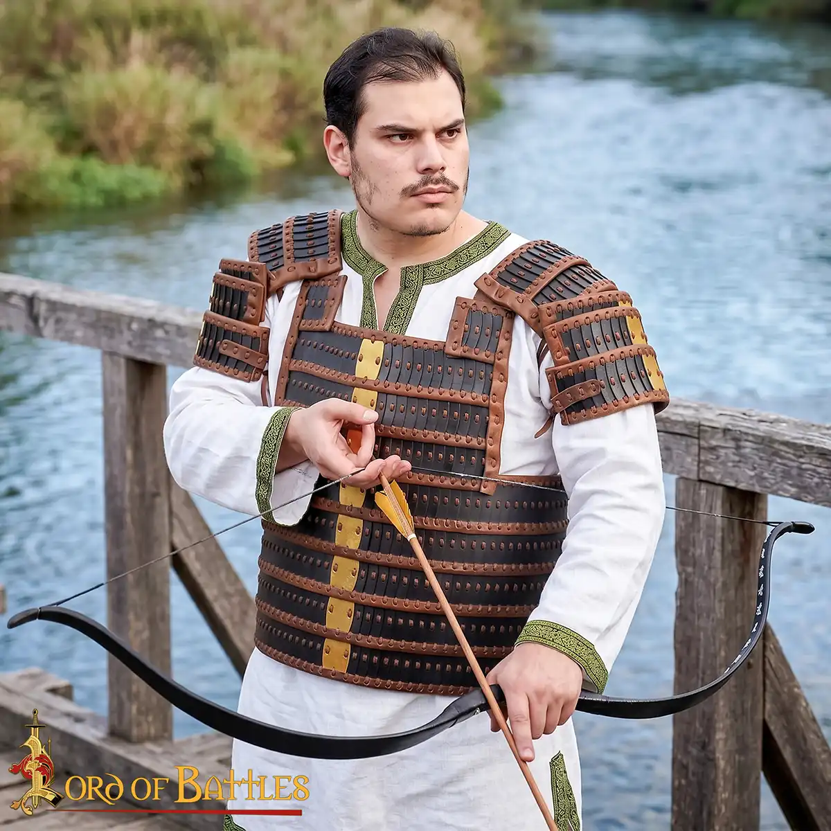 Blackened Lamellar Cuirass 20 Gauge - Image 5
