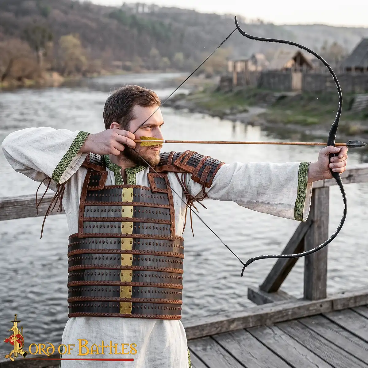 Blackened Lamellar Cuirass 20 Gauge - Image 6