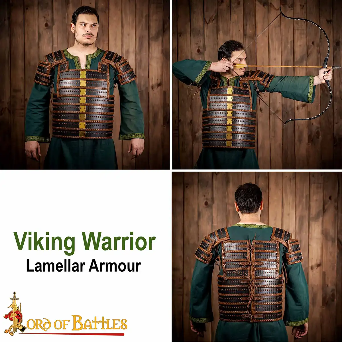 Blackened Lamellar Cuirass 20 Gauge - Image 7