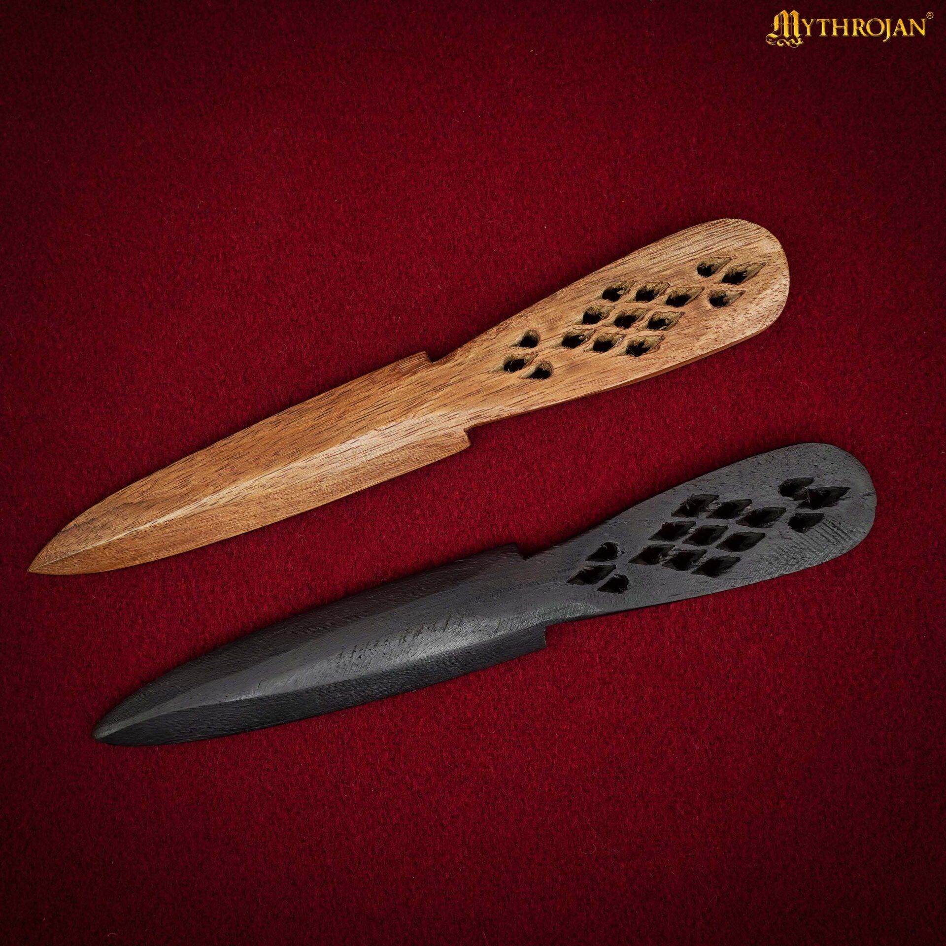medieval-wooden-cutlery-handcarved-dagger-spoon-300916MWBK 5 Athame