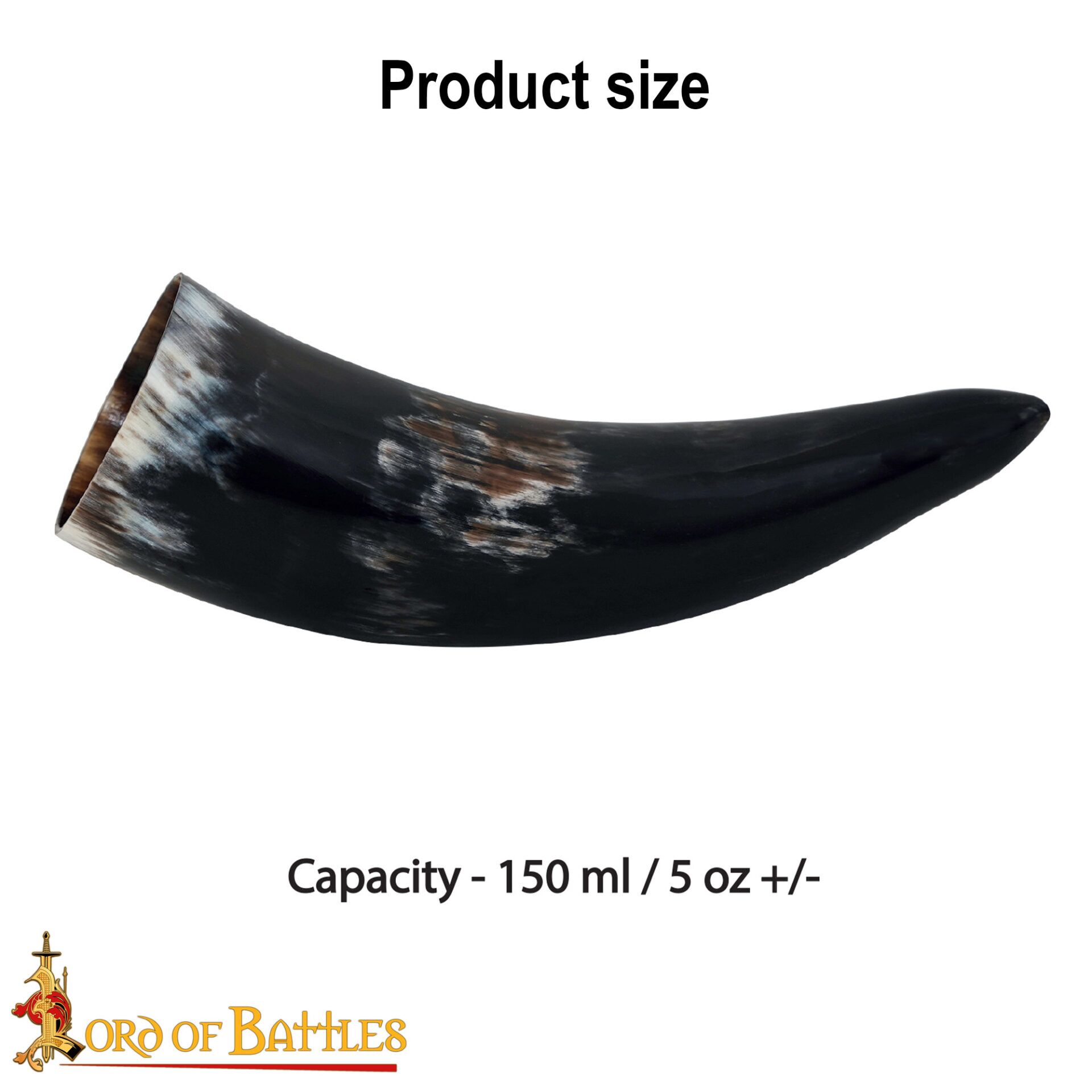 Viking Drinking Horn-26409-150ml 2 Drinking Horn