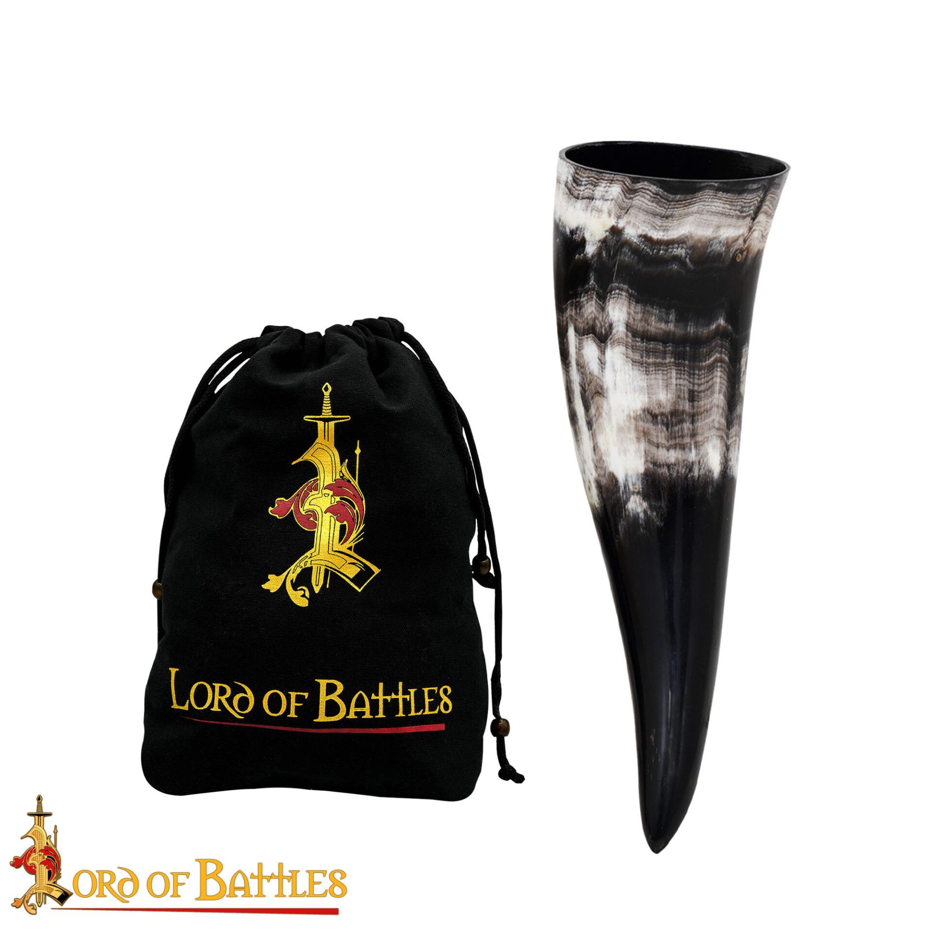Viking Drinking Horn-26409-150ml 3 Drinking Horn