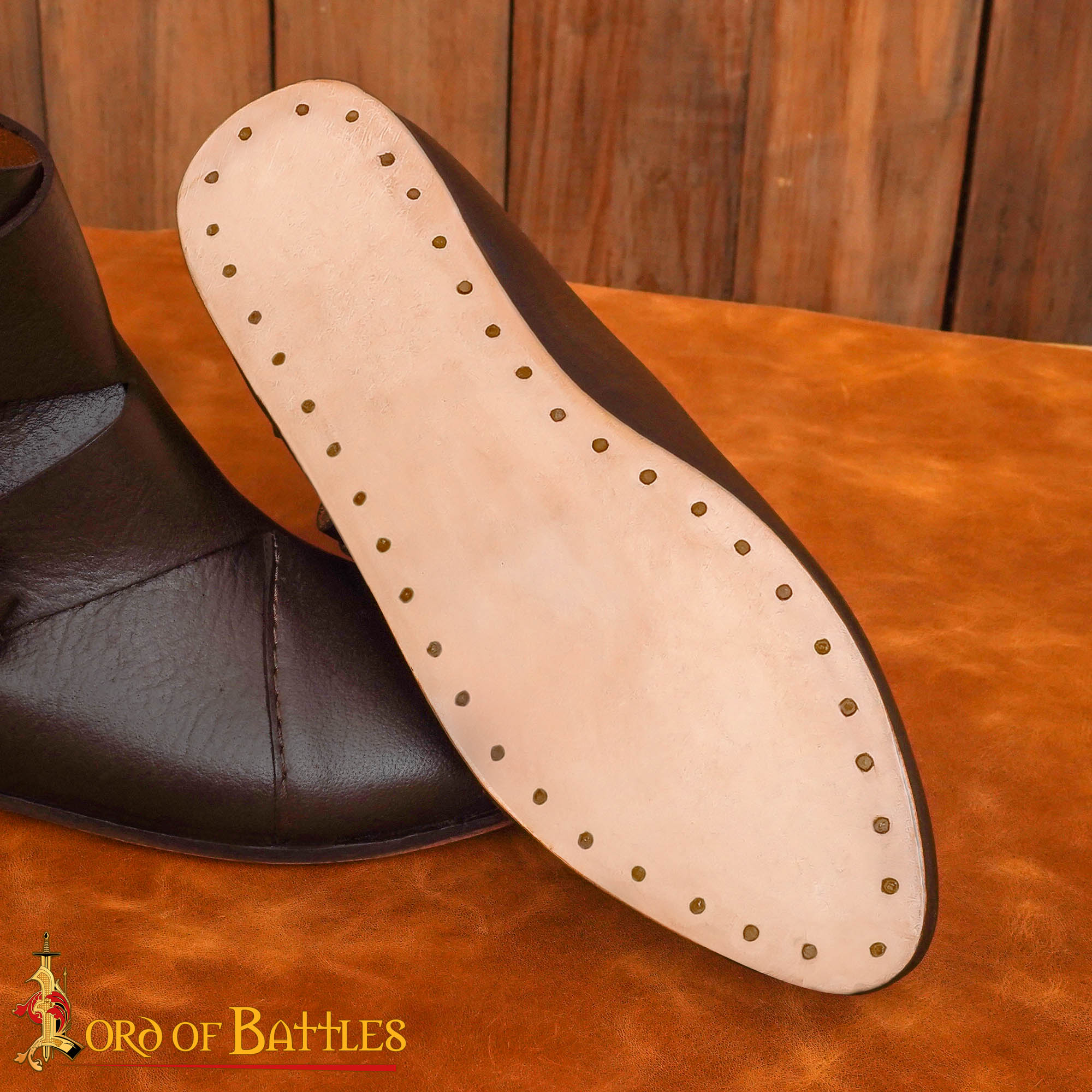 Early Medieval Viking Turn-Shoes-25244BR 4 Early Medieval Viking Turn-Shoes