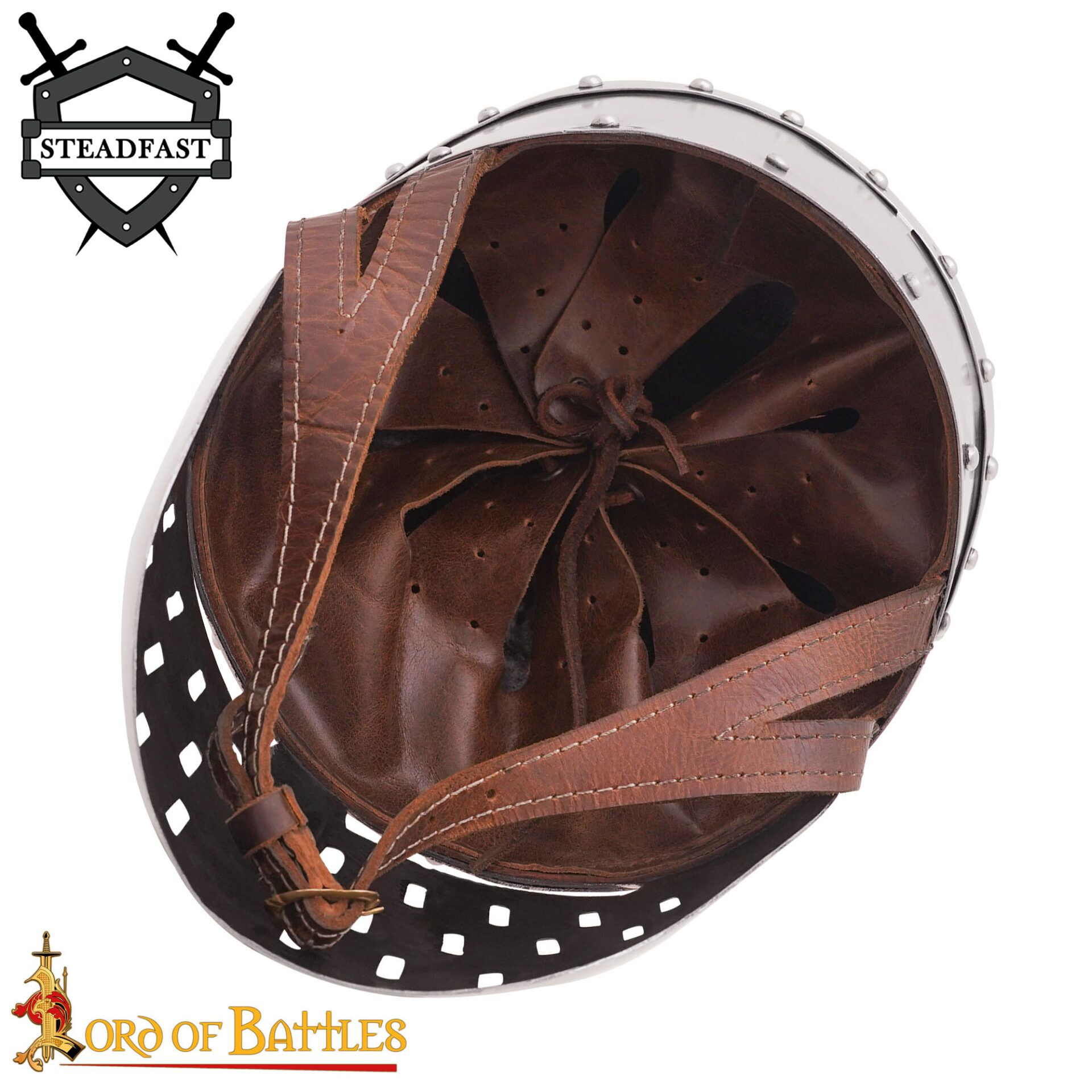 Medieval Helmets-25178P 4 Crusader Knight Helmet