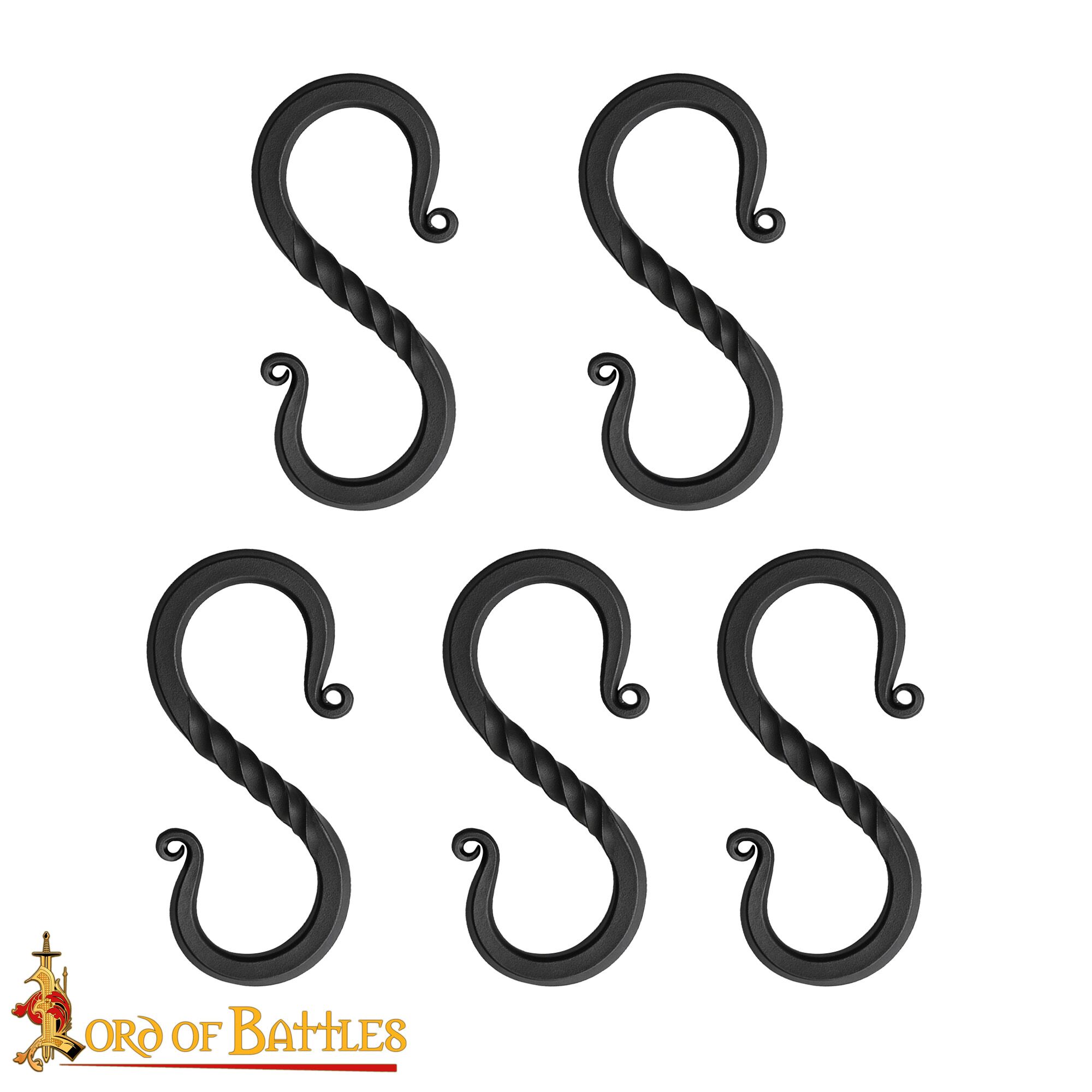 8514S-5pcs-Featured Twisted S Hook Set of 5