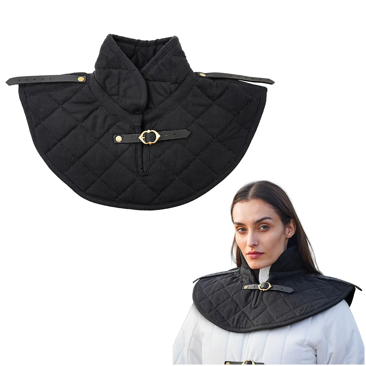 7201BK-Featured-Ai-1 Medieval padded collar