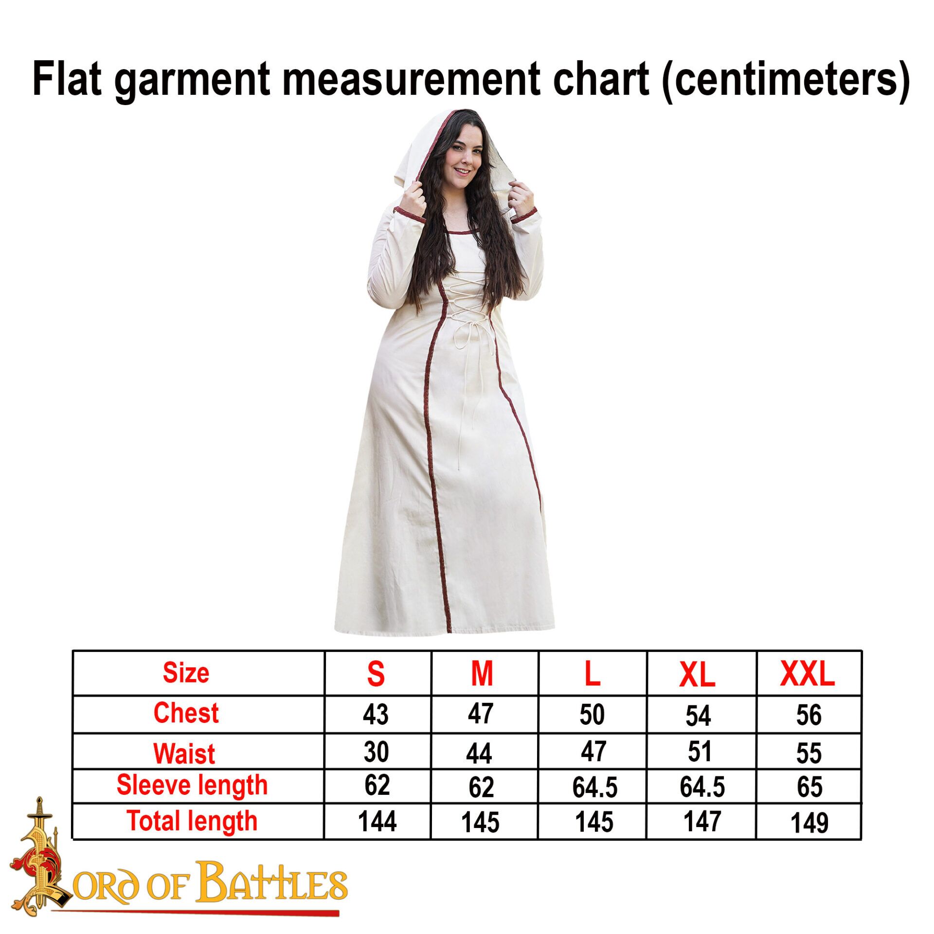 Renaissance Dresses-25852E 2 Wandering Sorceress Cotton Dress