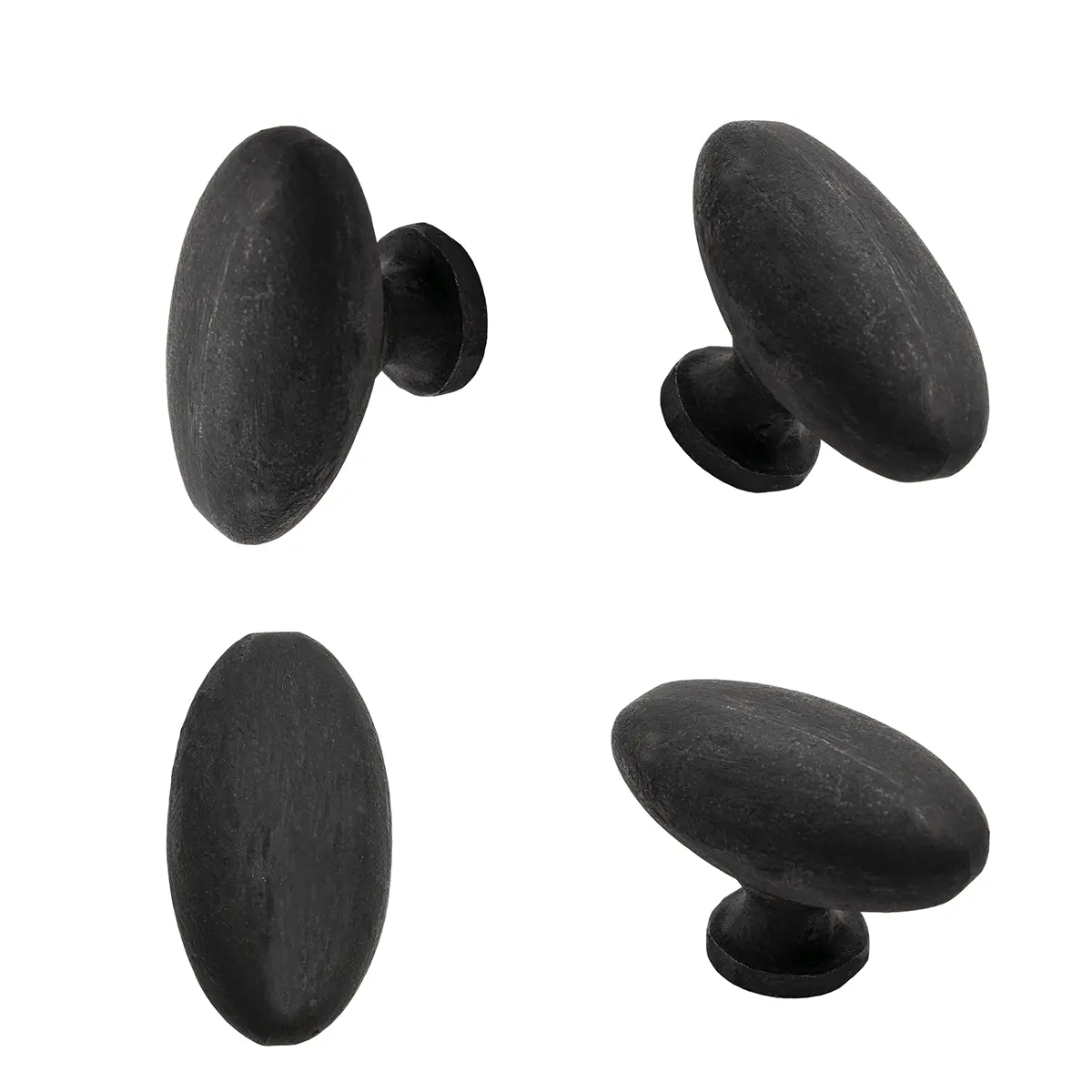 500123OB-4 Set (1) Oval Cabinet Knobs