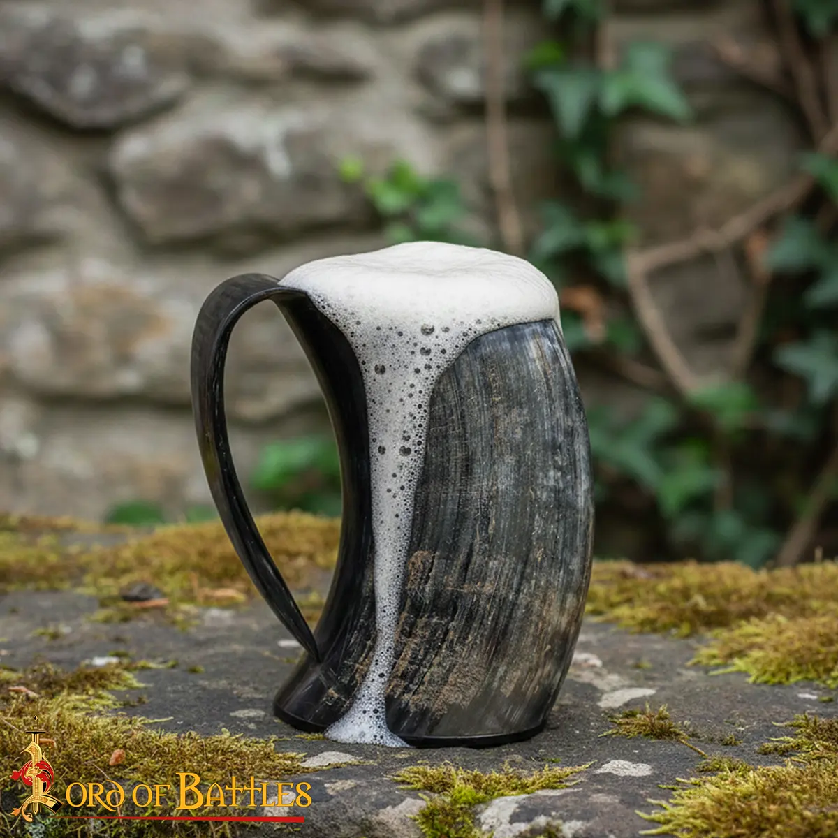 Viking Beer Tankard - Polished Natural Horn Mug - Image 5