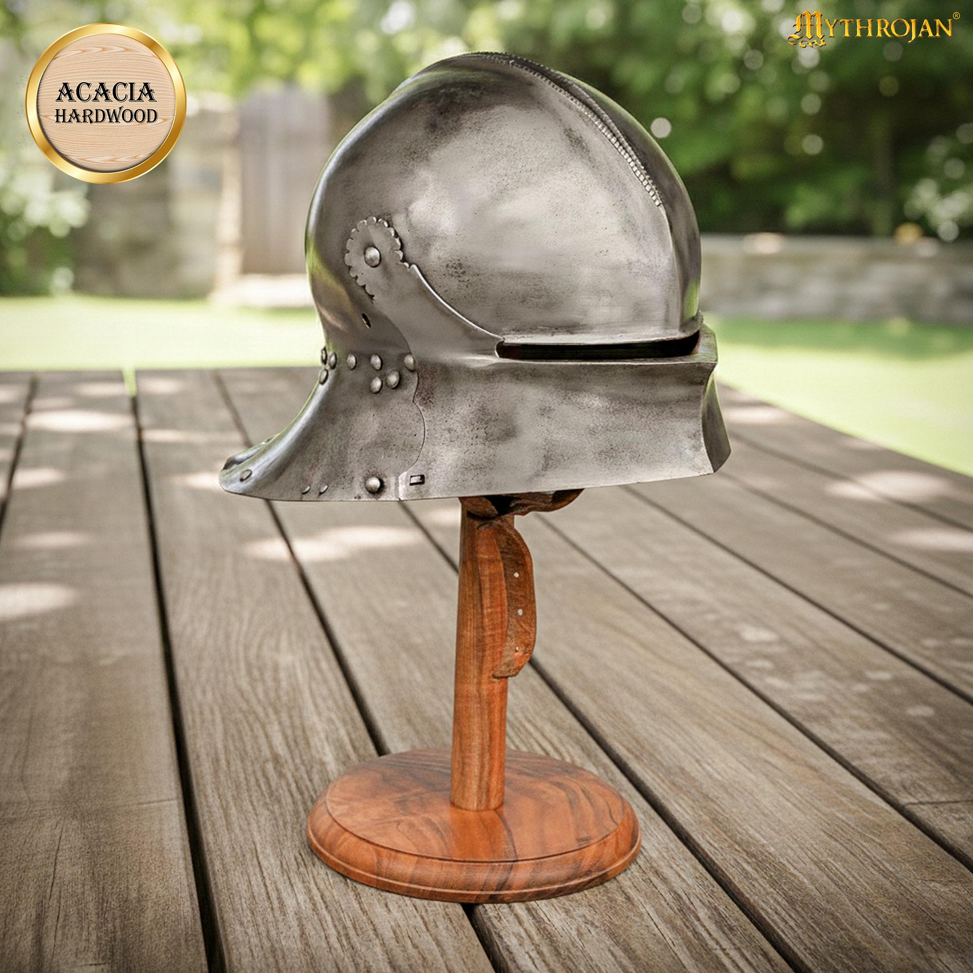 helmet-stand-solid-hardwood-viking- 300762-18 1 Helmet Stand