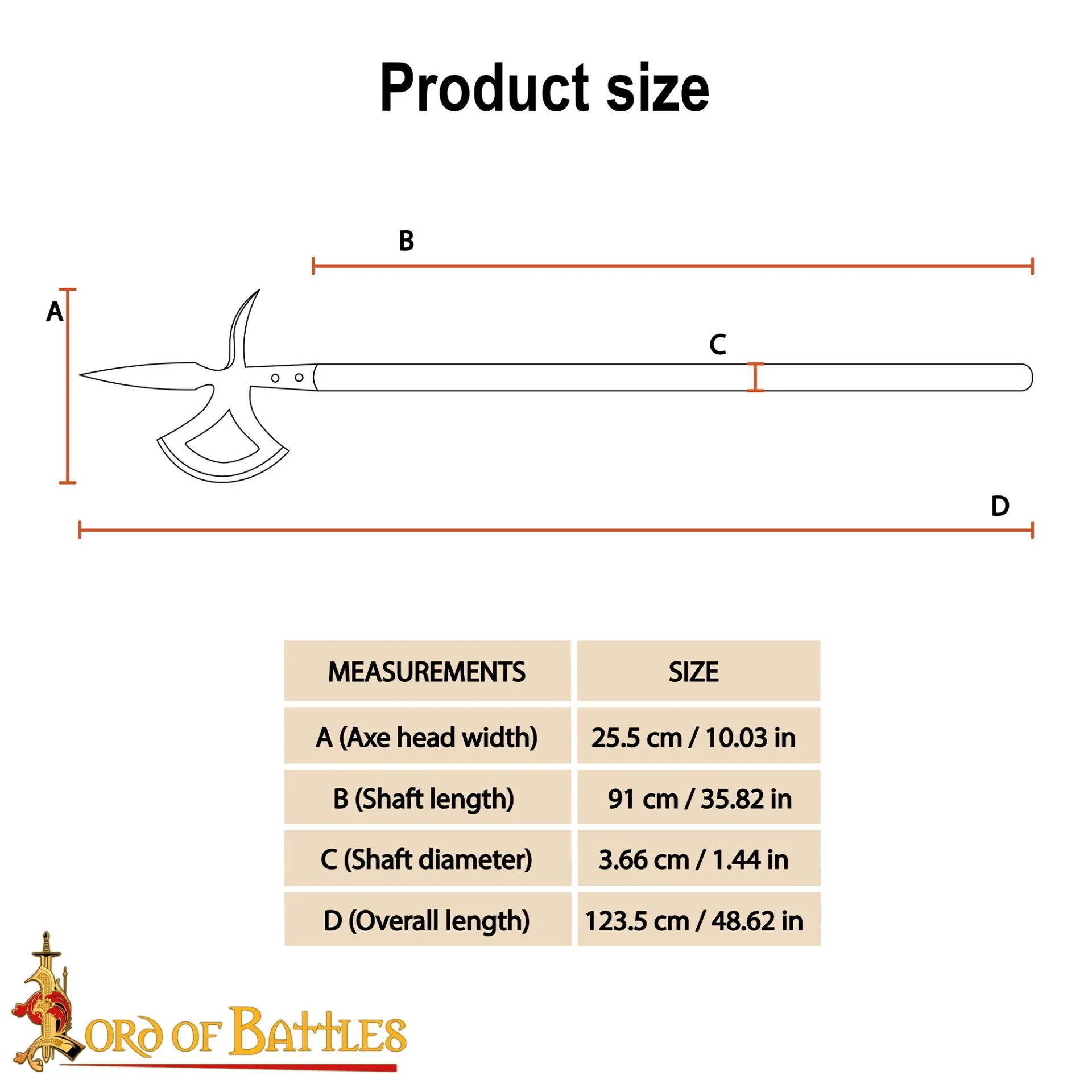 medieval-battle-axe-steel-head-wooden-shaft-60696 2 Spiked Halberd