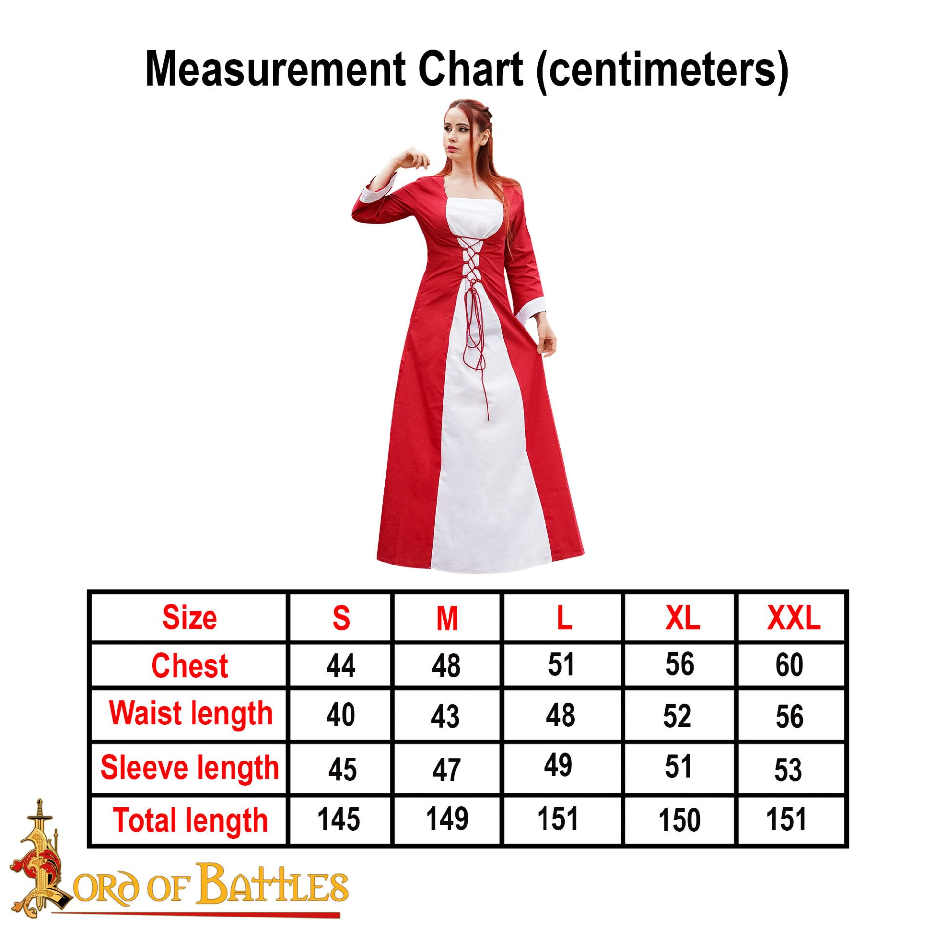 Renaissance Dresses-25856S 2 Medieval Princess Light Cotton Dress