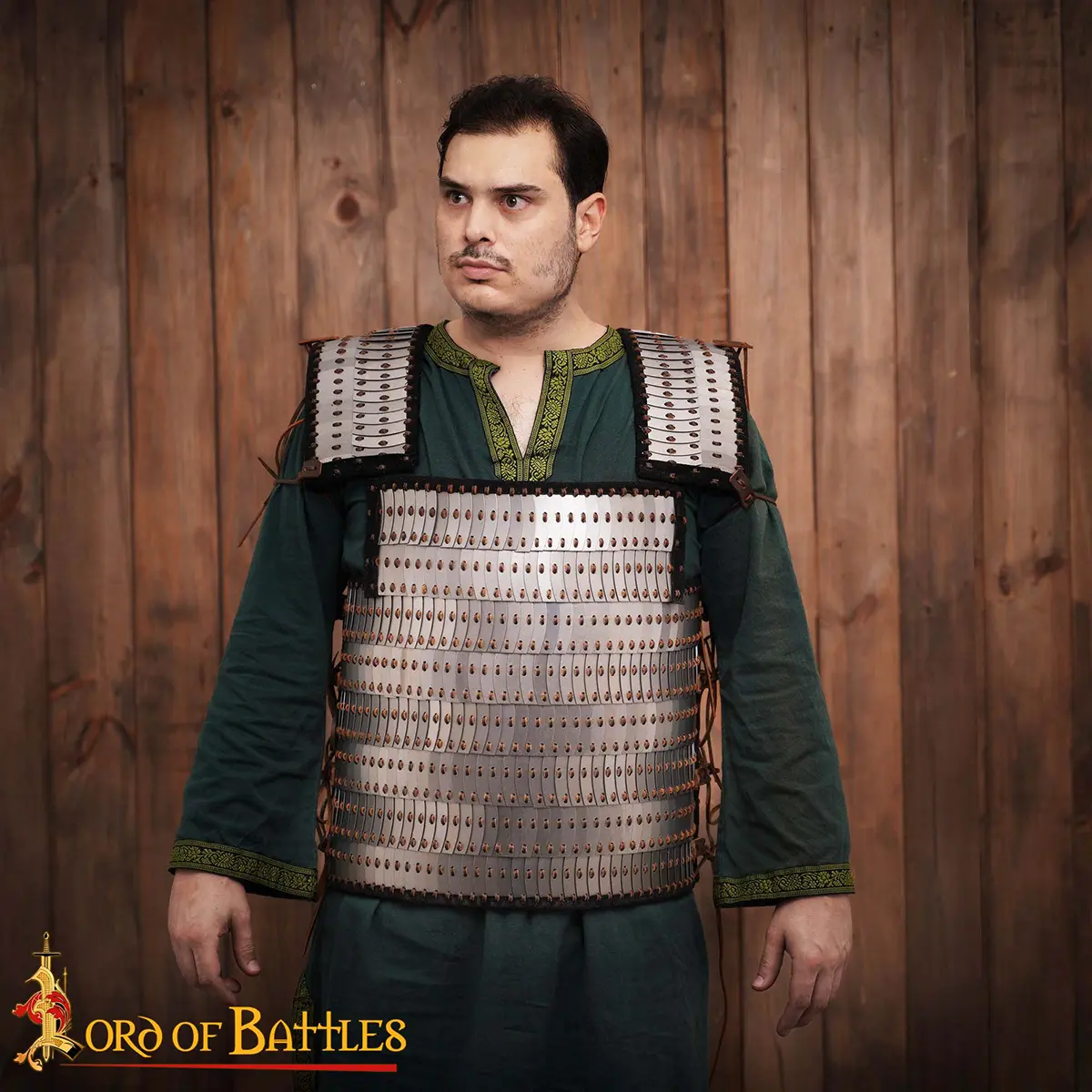 Medieval Lamellar Plate Armor – Riveted Plate Cuirass Medieval Lamellar Plate Armor – Riveted Plate Cuirass - Image 4