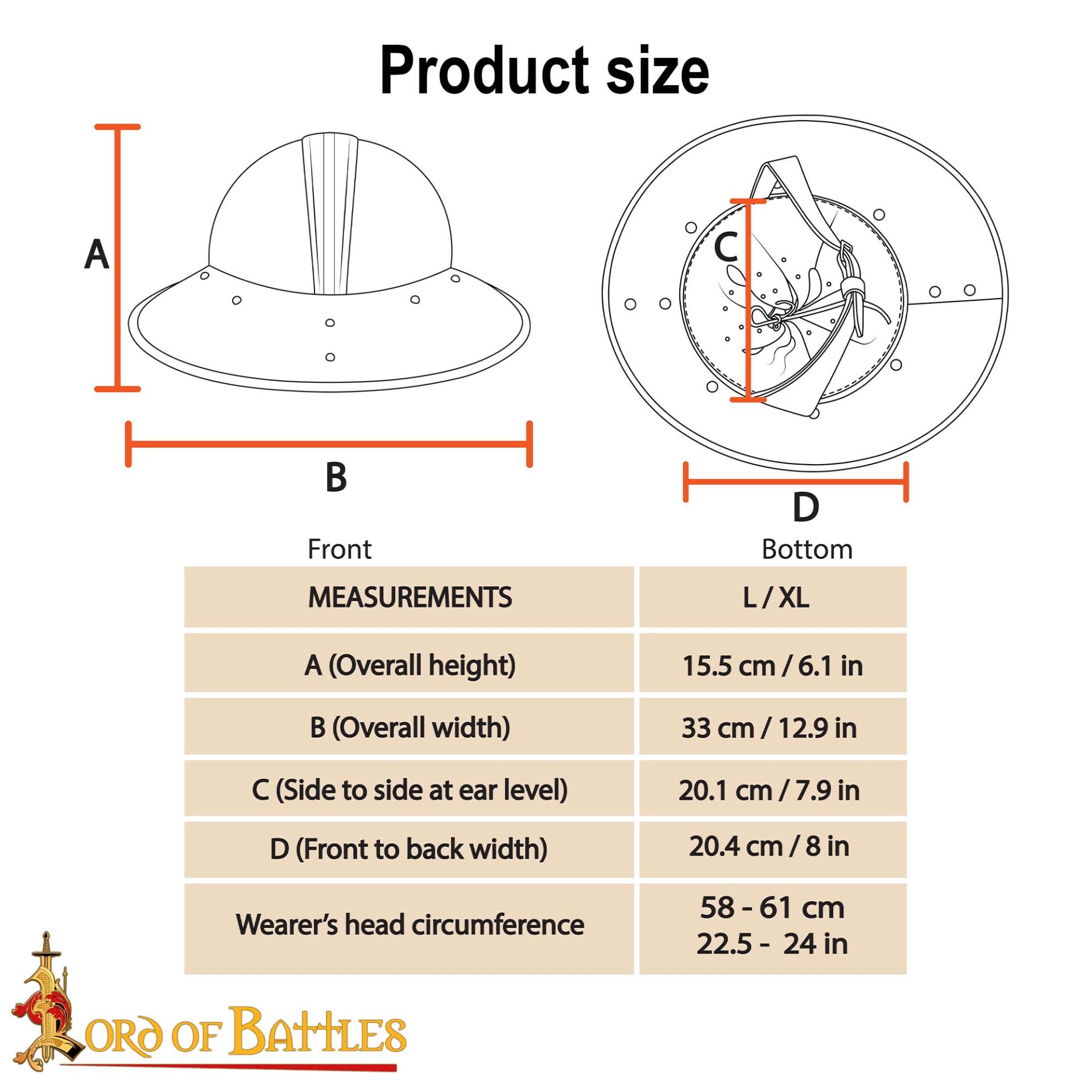 Medieval Steel Infantry Kettle Hat War Hat With Leather Liner-25165 2 Kettle Hat