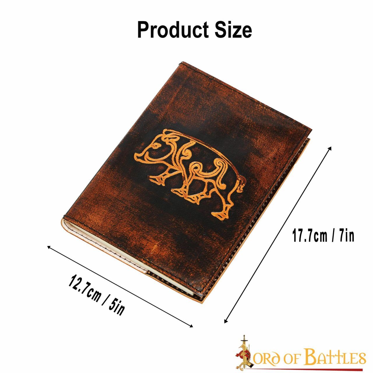 Medieval Journal with Celtic Boar Design Handcrafted Genuine Leather Diary Notes Medieval Journal with Celtic Boar Design Handcrafted Genuine Leather Diary Notes
