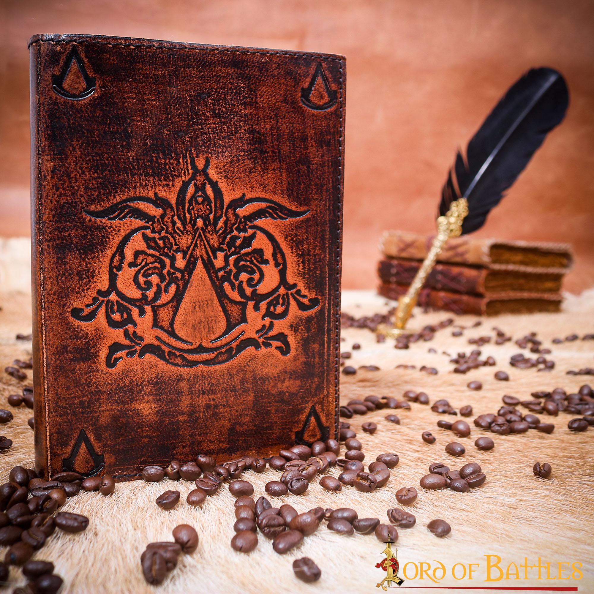 5-29-1 Handcrafted Journal for the Creed of Assassin Real Leather Diary
