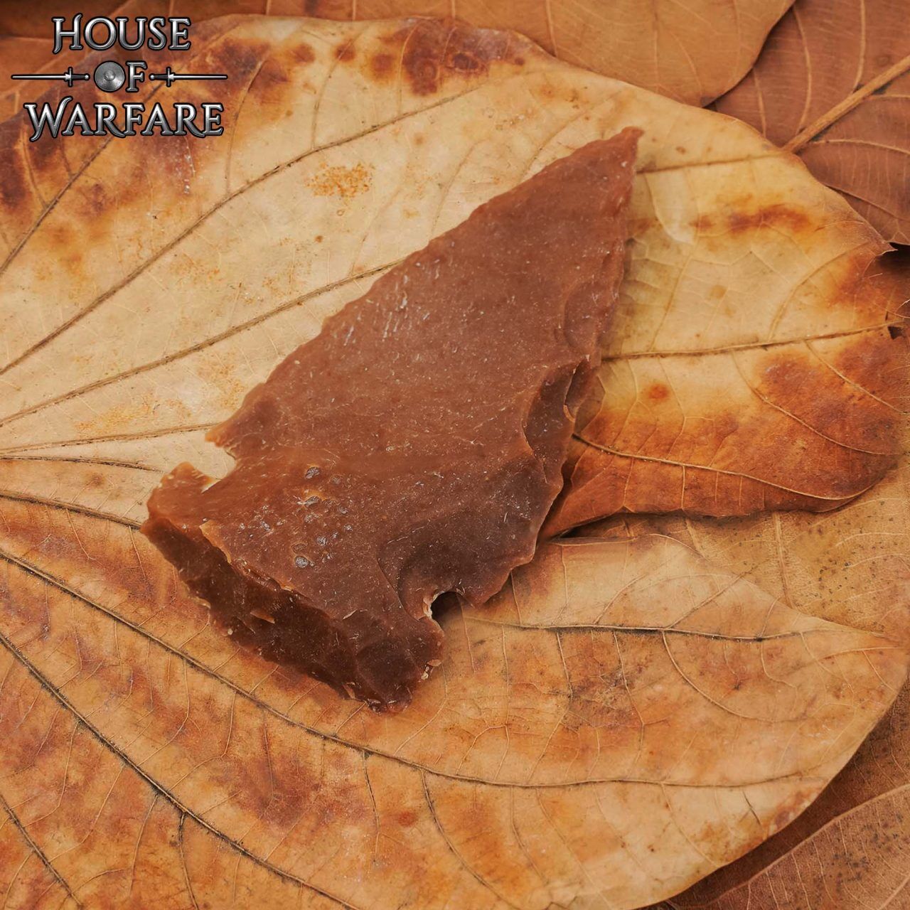 701813_5 Historical Flint Stone Neolithic Arrowhead 6.6cm