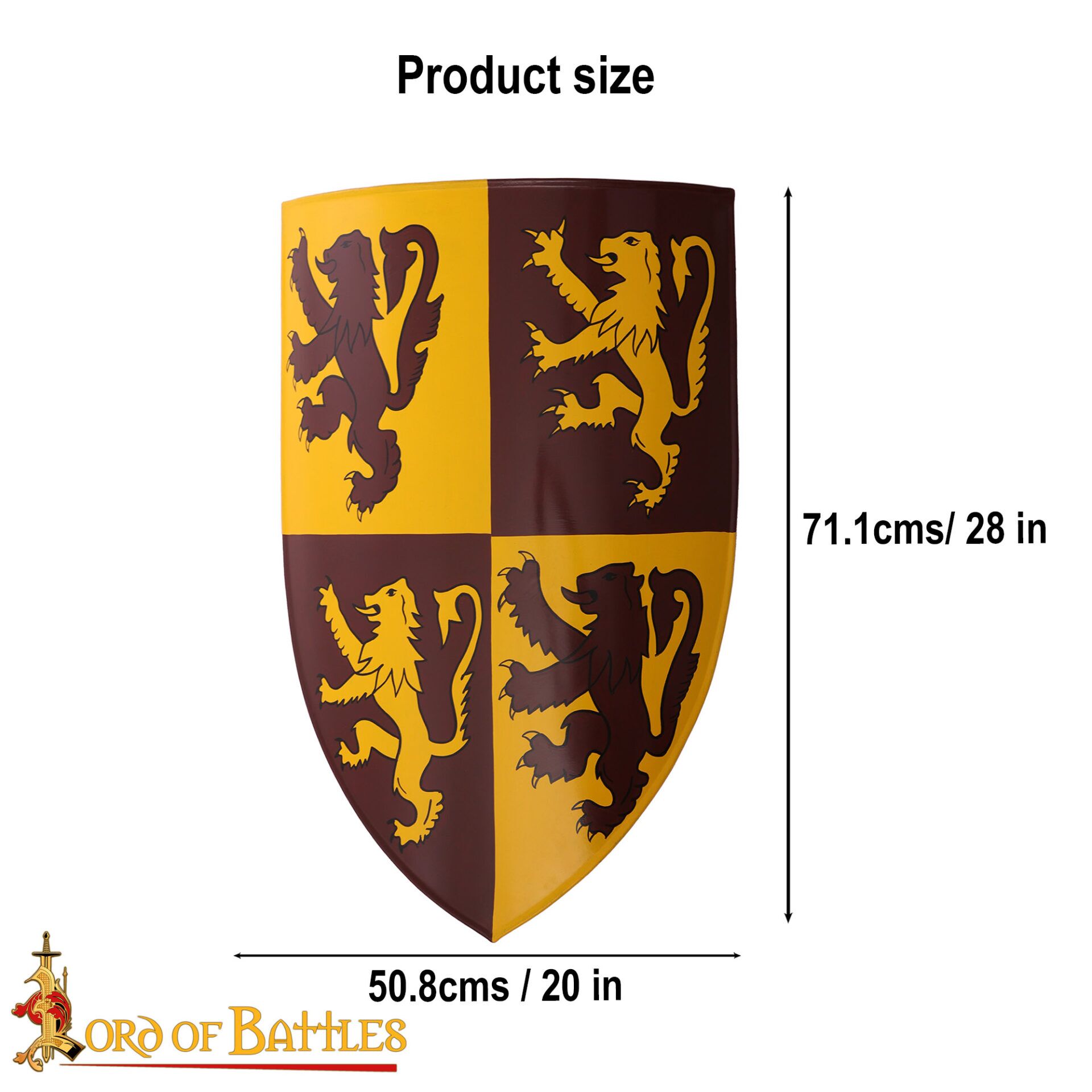 Medieval Shields-25171 2 Decorative Welsh Shield