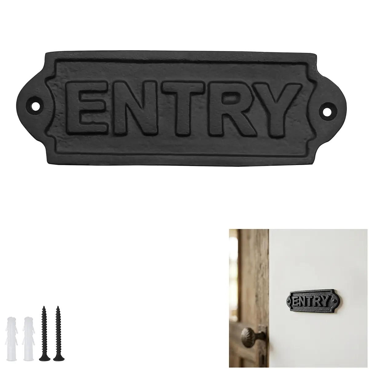 500179-Featured-Ai Cast Iron Entry Door Sign