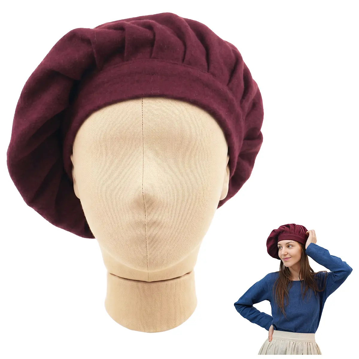 301121WR-Featured-Ai-1 Landsknecht Wool Beret