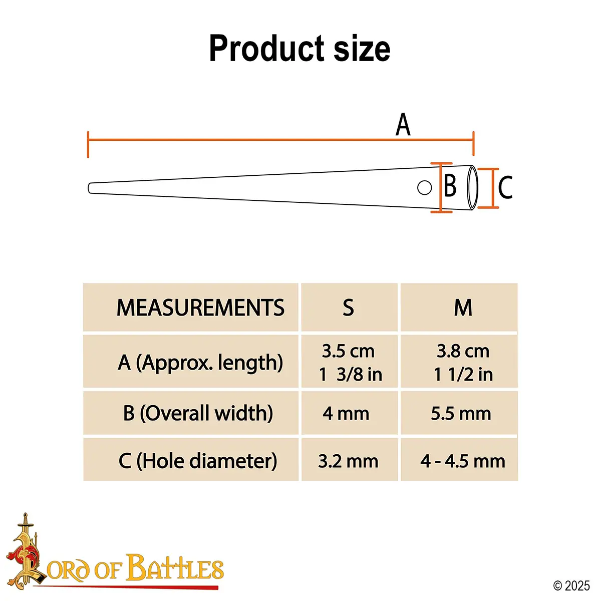 8701M-10PCS-Size