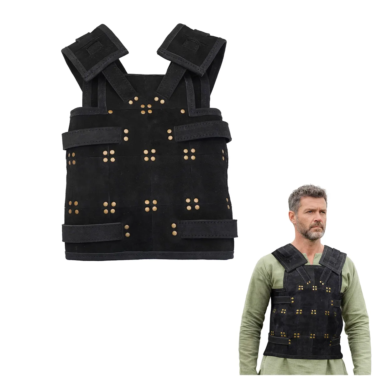 701539BK-Featured-Ai Ready for battle Fighter Leather Armour