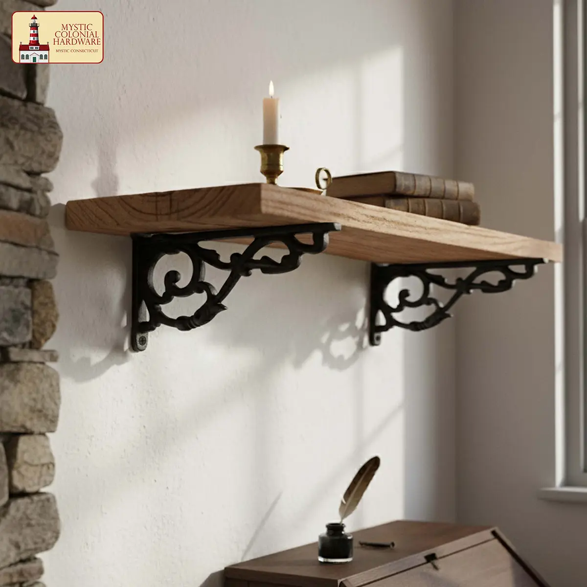 Cast Iron Victorian Shelf Brackets - Image 2