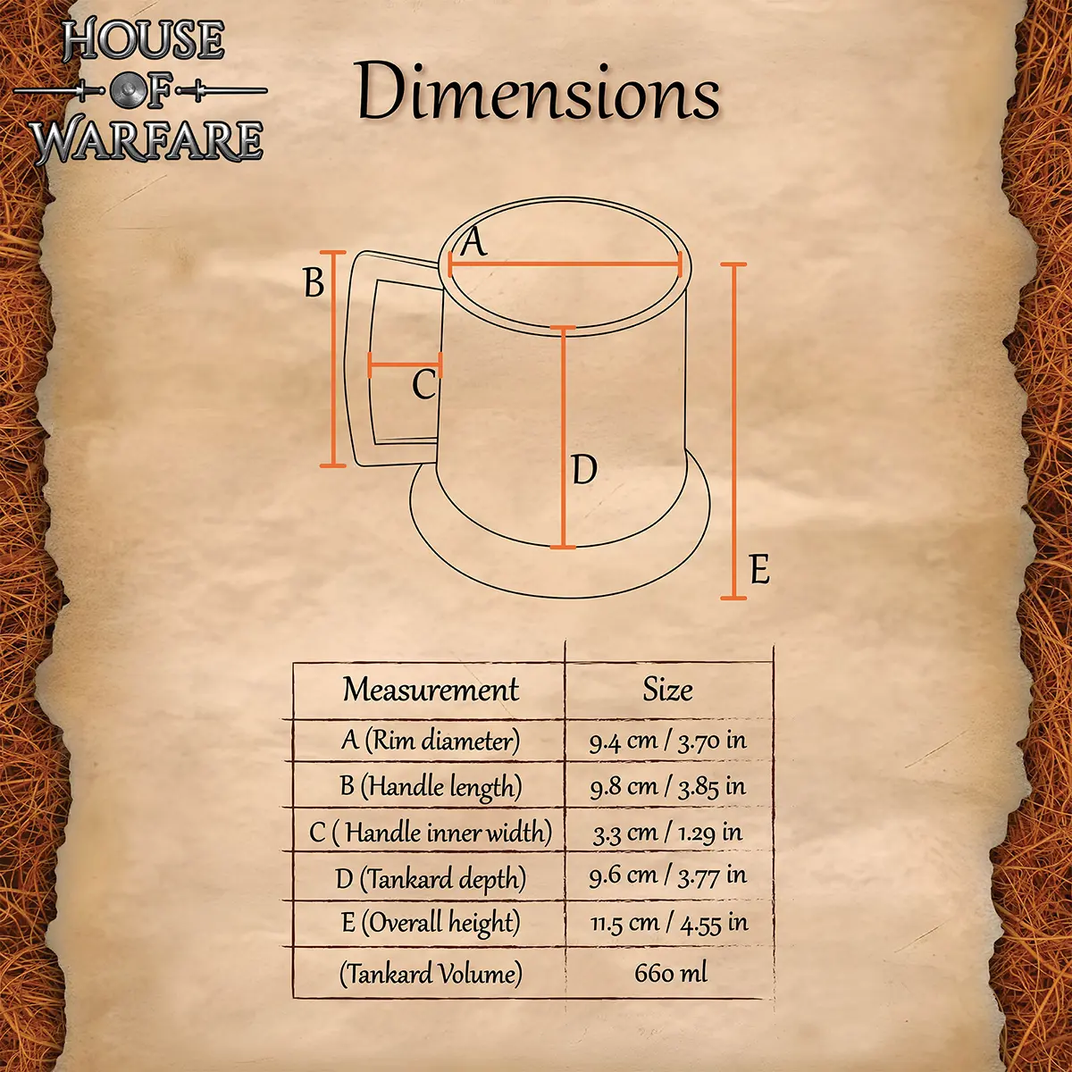 Medieval Stainless Steel Tankard Mug with Polished Handle & Pedestal Base – Ideal for LARP, Feasts, Parties & Gifts - Image 3