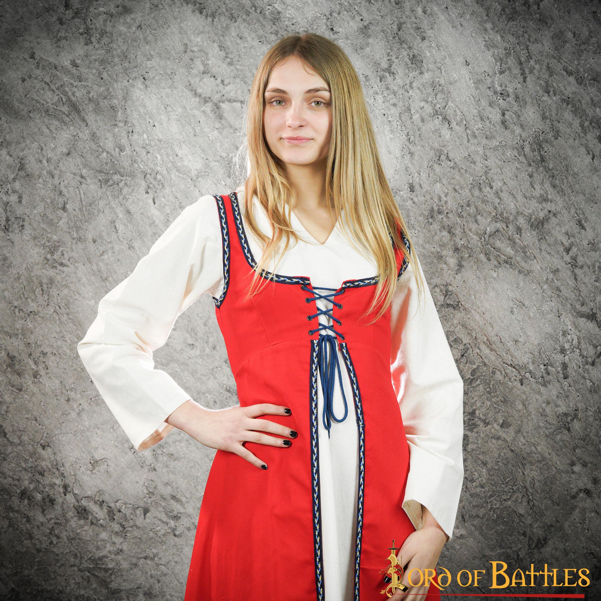 Medieval Cotton Brial Bodice Medieval Cotton Brial Bodice