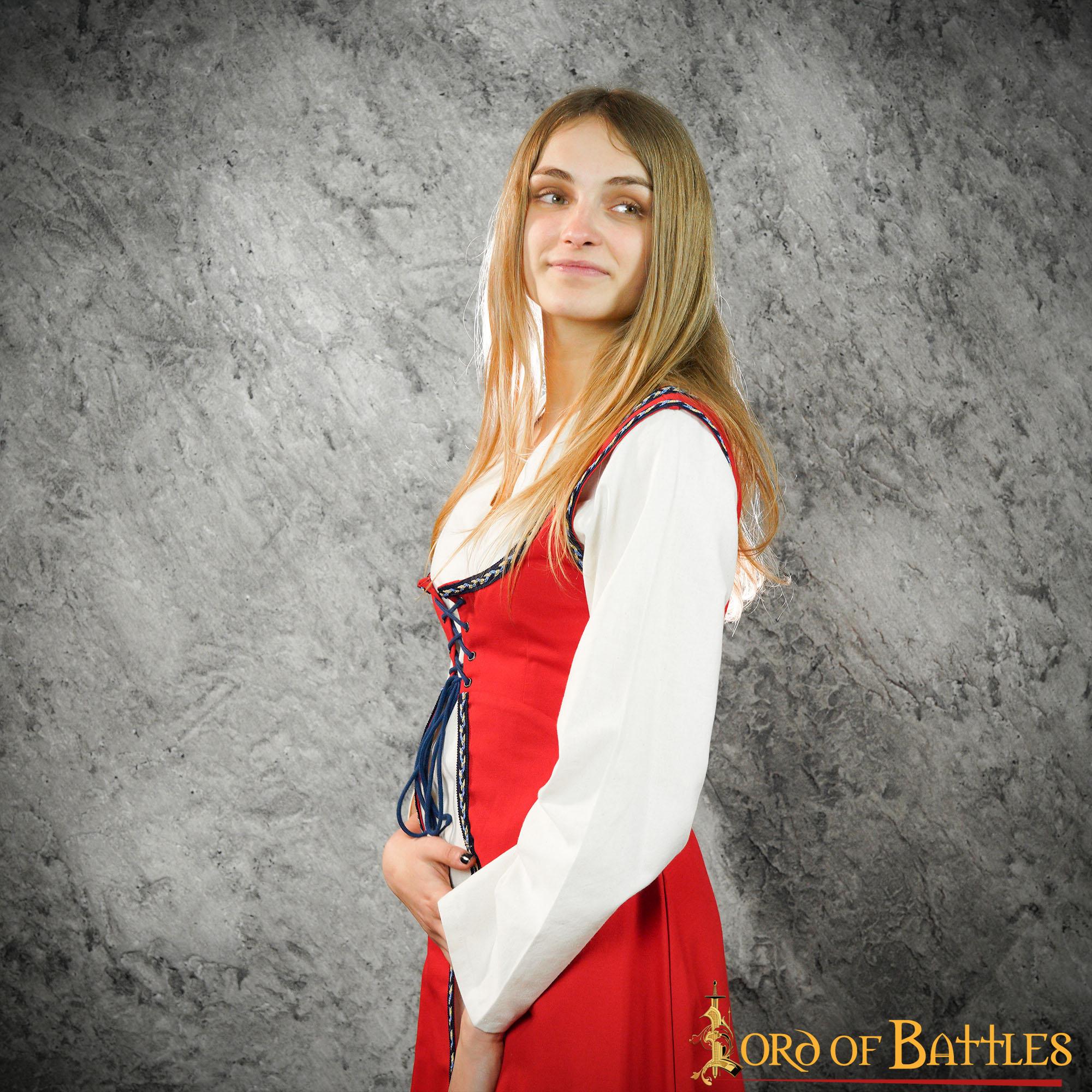 Medieval Cotton Brial Bodice Medieval Cotton Brial Bodice