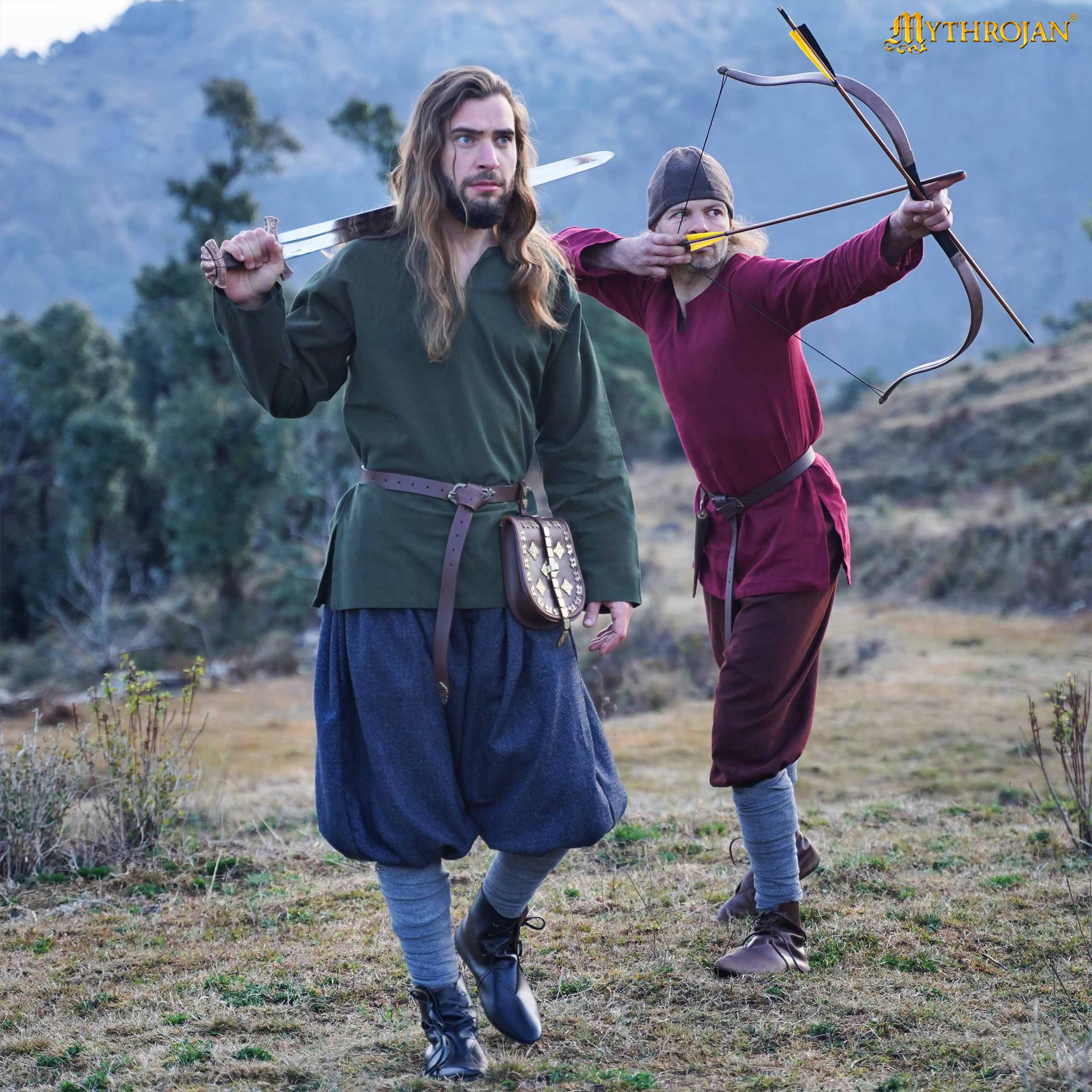 Medieval Tunics-301094GN Greenwood Sentinel Viking Tunic