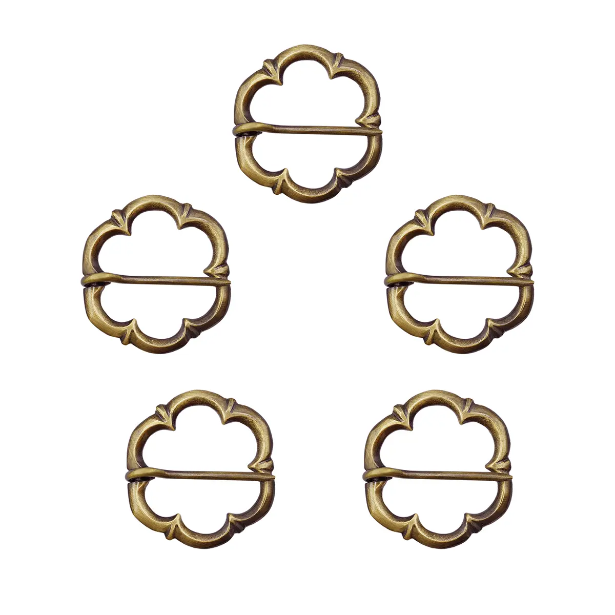 8810-5pcs (1) medieval annular brooch