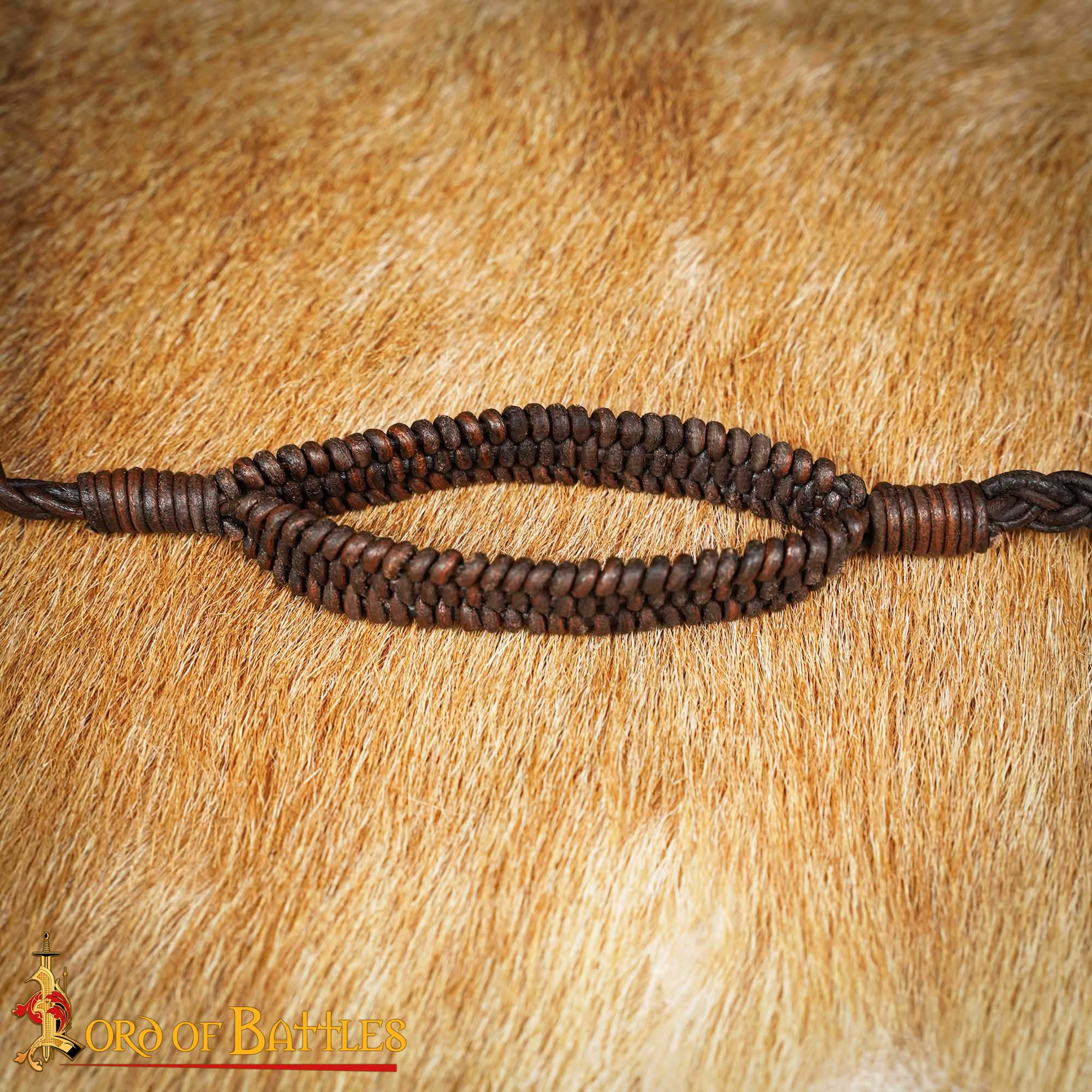 13th Century Medieval Braided Leather Sling-25366 5 Balearic Leather Sling
