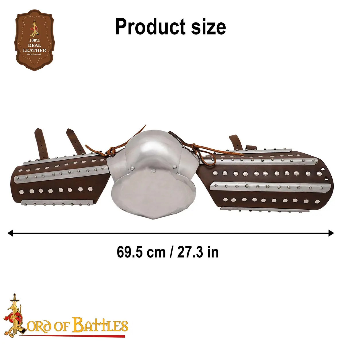 Late Medieval Splint Arm Harness – Brigandine Arm Armour (14th–15th Century Design) Late Medieval Splint Arm Harness – Brigandine Arm Armour (14th–15th Century Design) - Image 3