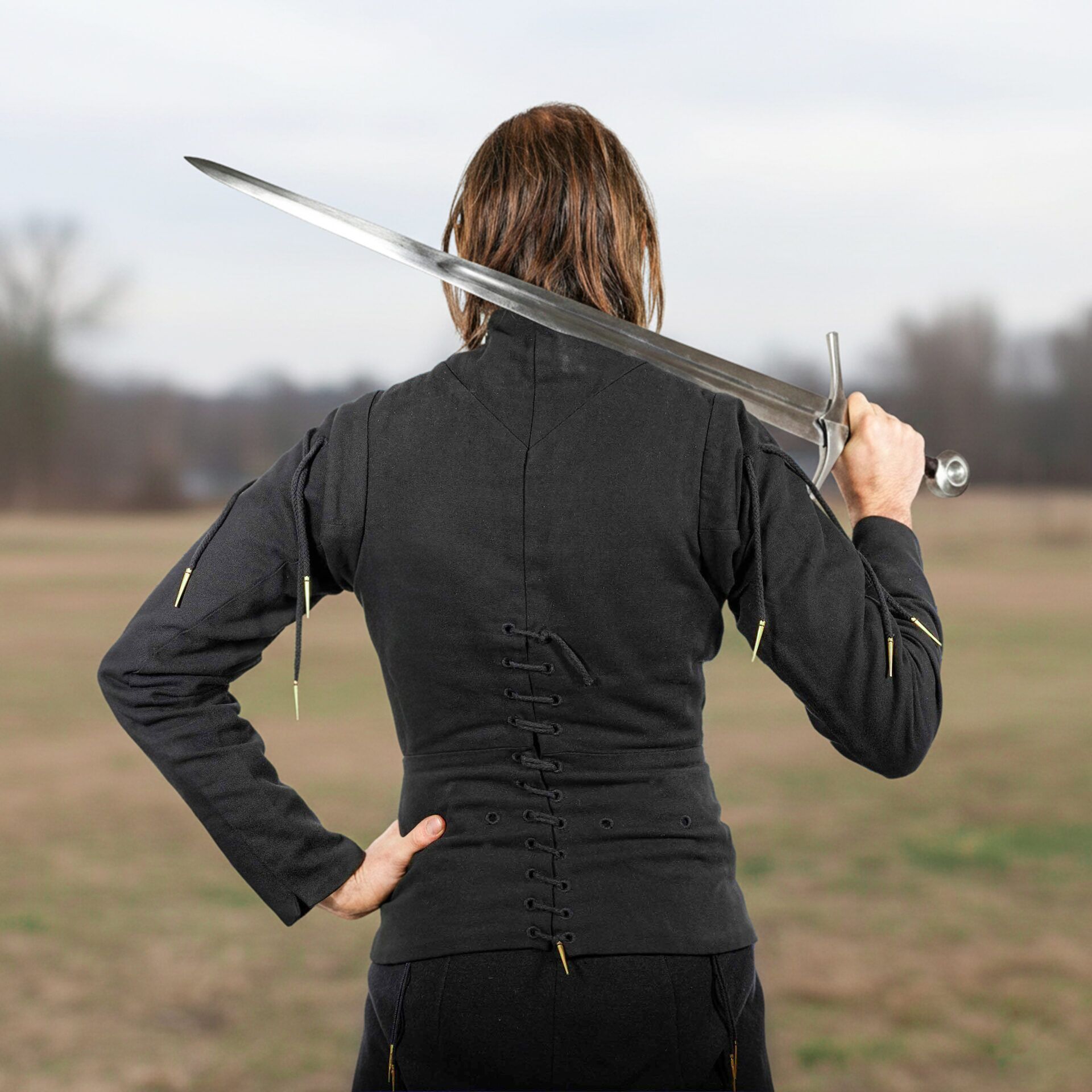 Late Medieval Arming Doublet The Knight, Jacket - 300989BK 5 arming doublet