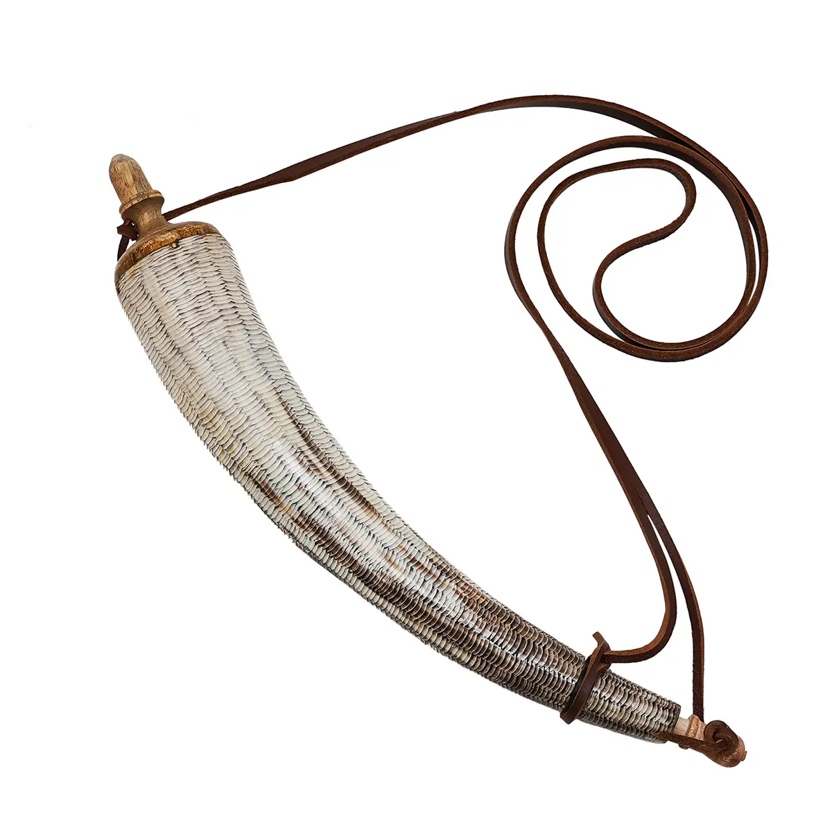 700205 (1) Boonville Powder Horn